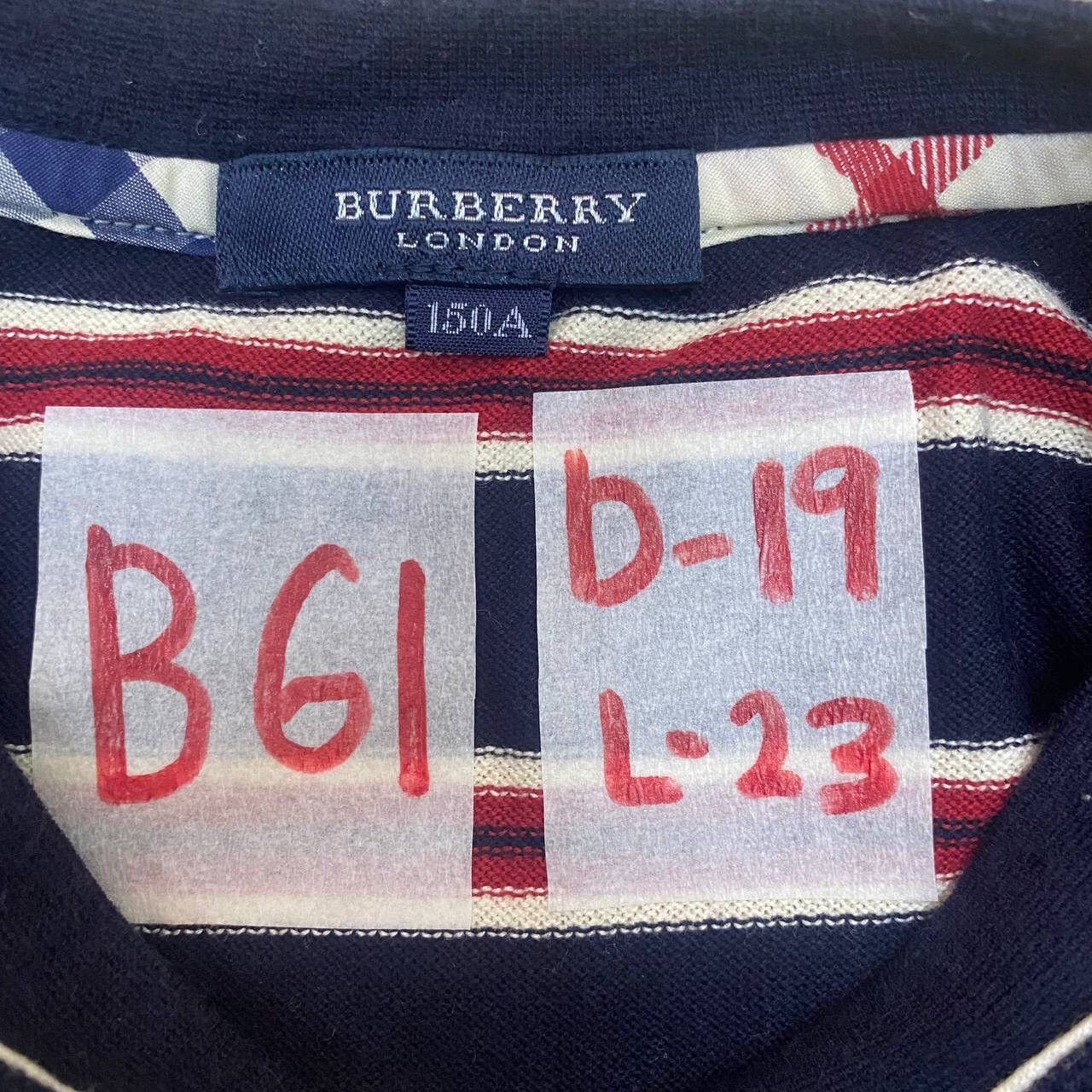 Burberry B61. BURBERRY LONDON STRIPED CROPPED TEE Size M / US 6-8 / IT 42-44 - 5 Thumbnail