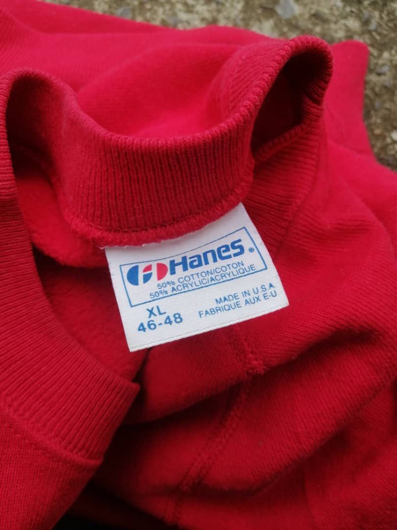 Hanes × Vintage Vintage Hanes Christmas Sweatshirt Size US L / EU 52-54 / 3 - 3 Thumbnail