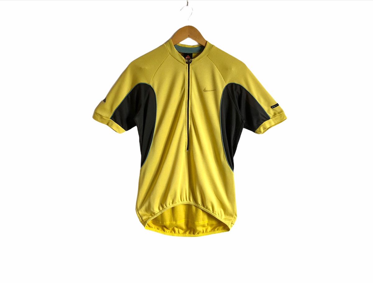 Vintage Nike ACG Dri Fit Cycling Jersey Made In Usa