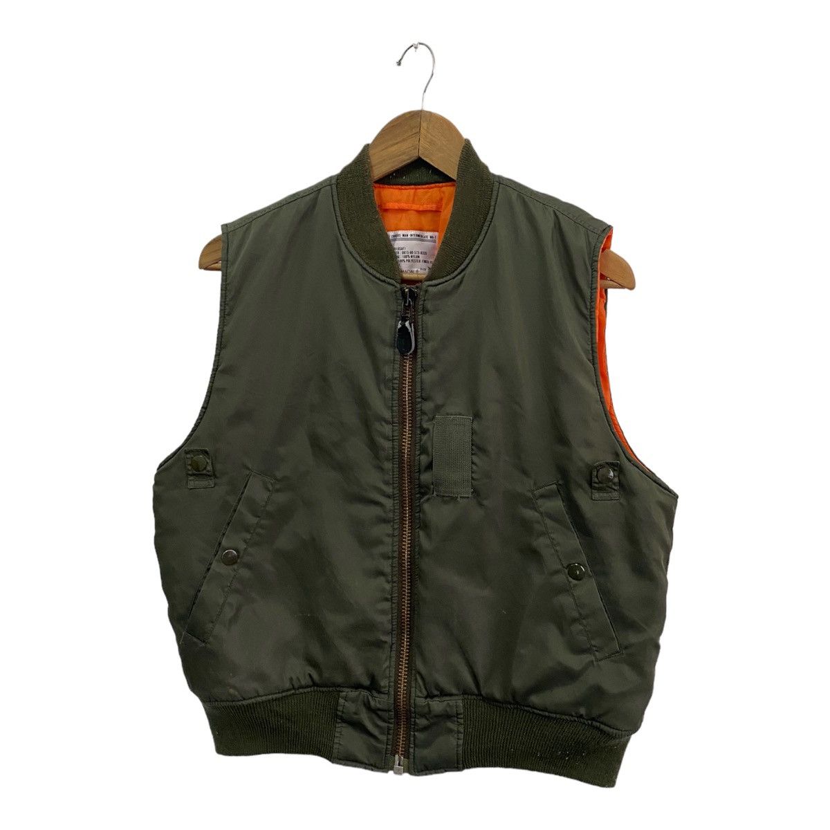 Alpha Industries VINTAGE YAMADAI COIIERS MAN INTERMEDLATE MA-1 BOMBER JACKET Size US M / EU 48-50 / 2 - 4 Thumbnail