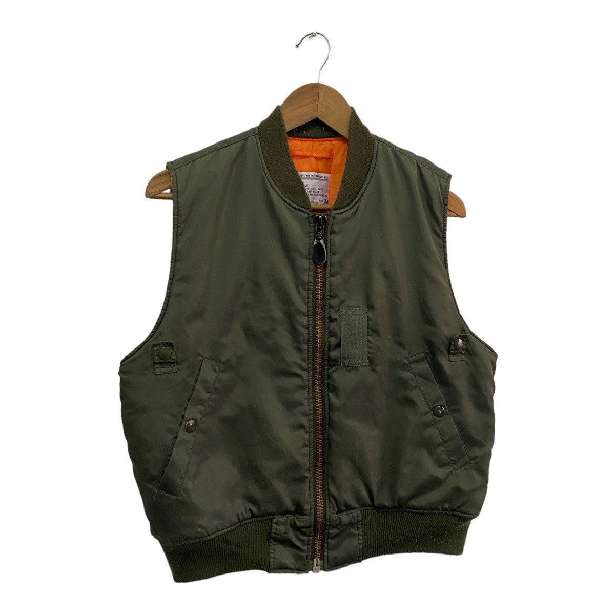 Alpha Industries VINTAGE YAMADAI COIIERS MAN INTERMEDLATE MA-1 BOMBER JACKET Size US M / EU 48-50 / 2 - 2 Thumbnail