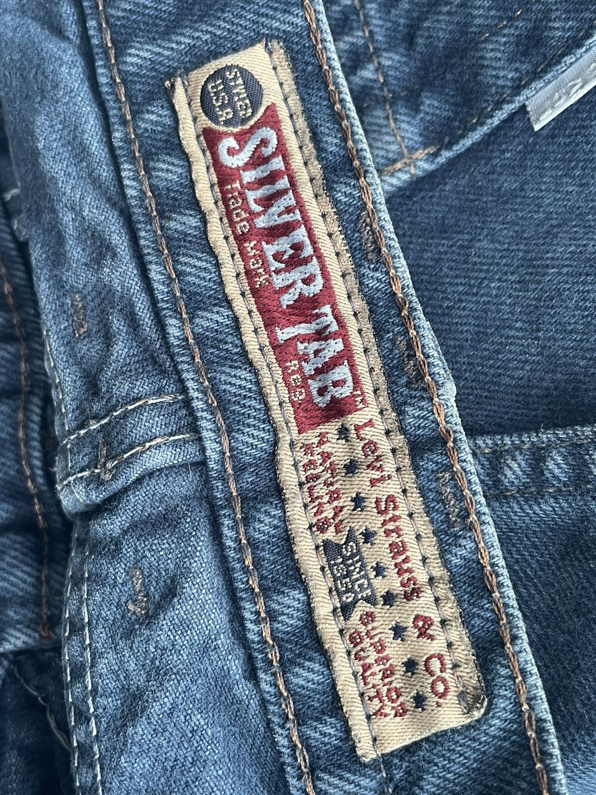 Levi's × Vintage Vintage 1990 Levis Silver Tab Denim Size US 31 - 16 Thumbnail