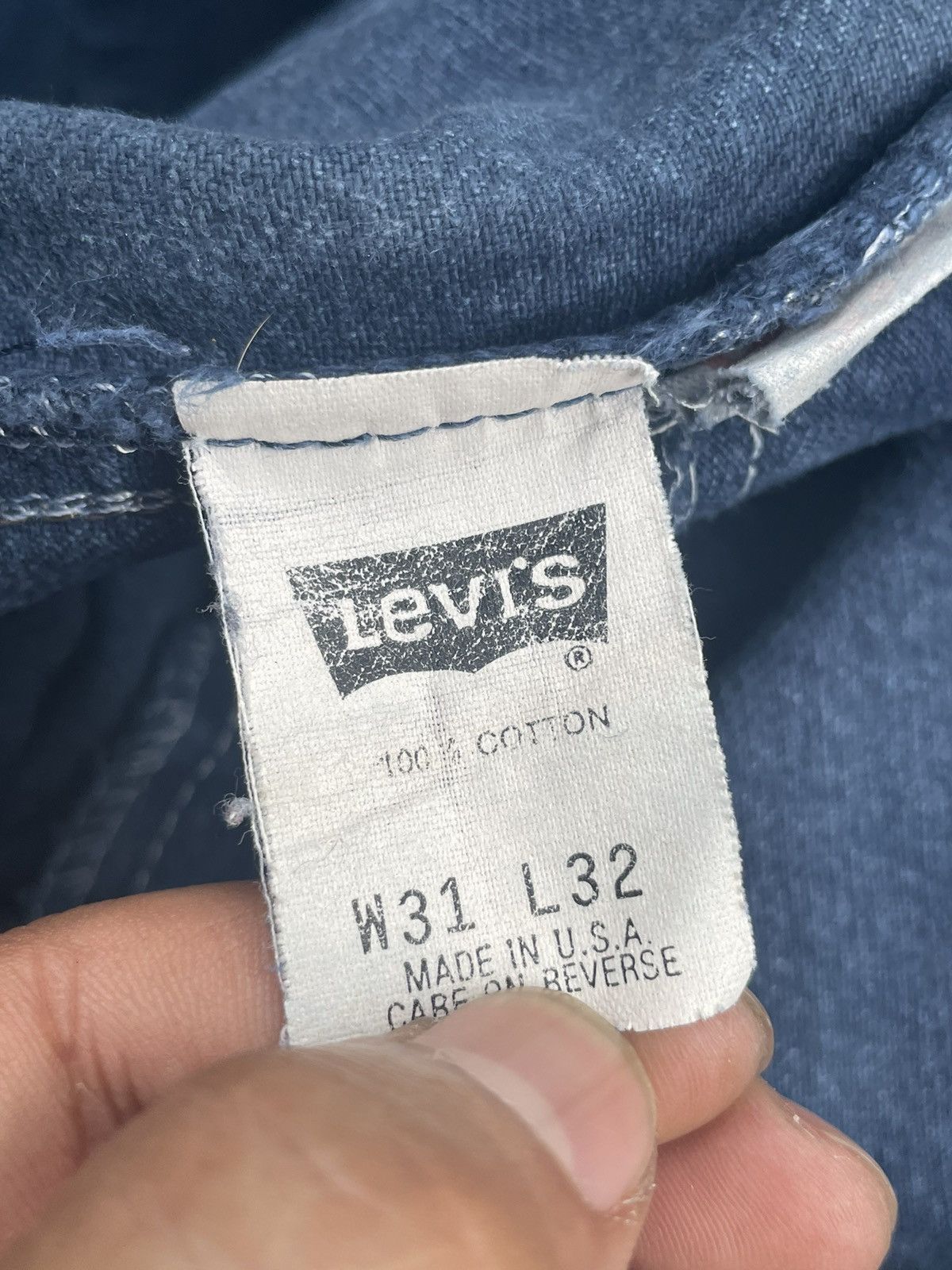 Levi's × Vintage Vintage 1990 Levis Silver Tab Denim Size US 31 - 15 Thumbnail