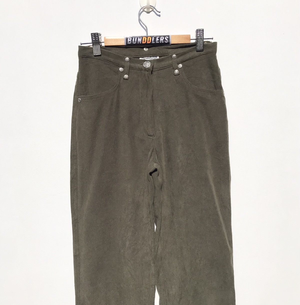 Versace × Vintage 🔥Distressed🔥90s Vintage Versace Collection New Days Pants Size 25" / US 0 / IT 36 - 8 Thumbnail