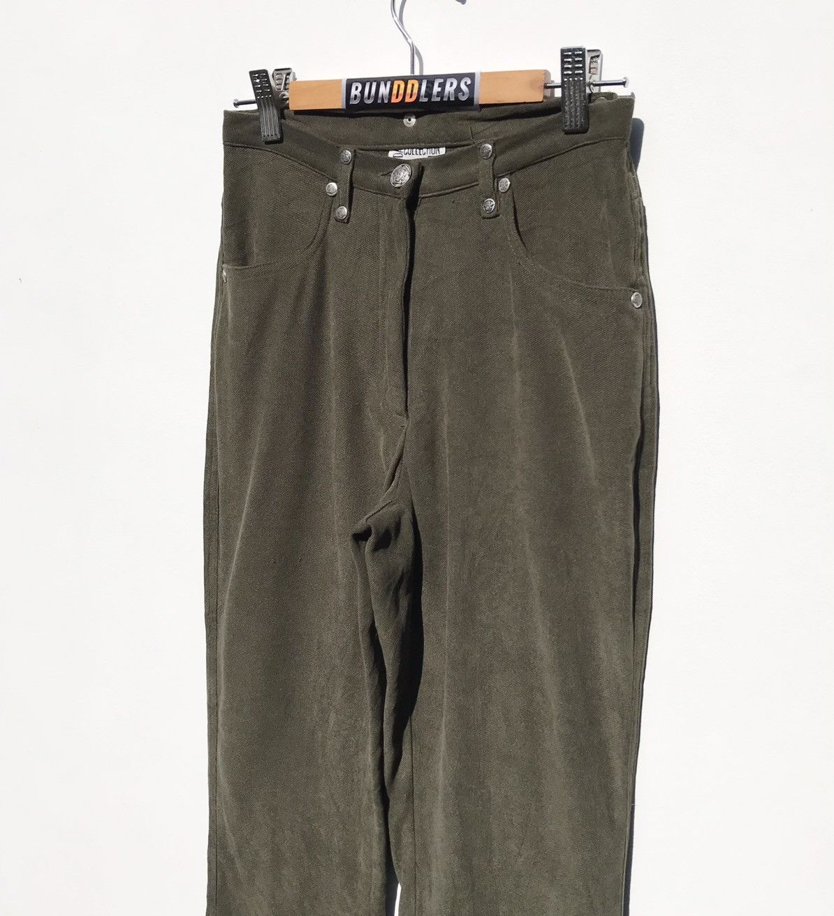 Versace × Vintage 🔥Distressed🔥90s Vintage Versace Collection New Days Pants Size 25" / US 0 / IT 36 - 6 Thumbnail