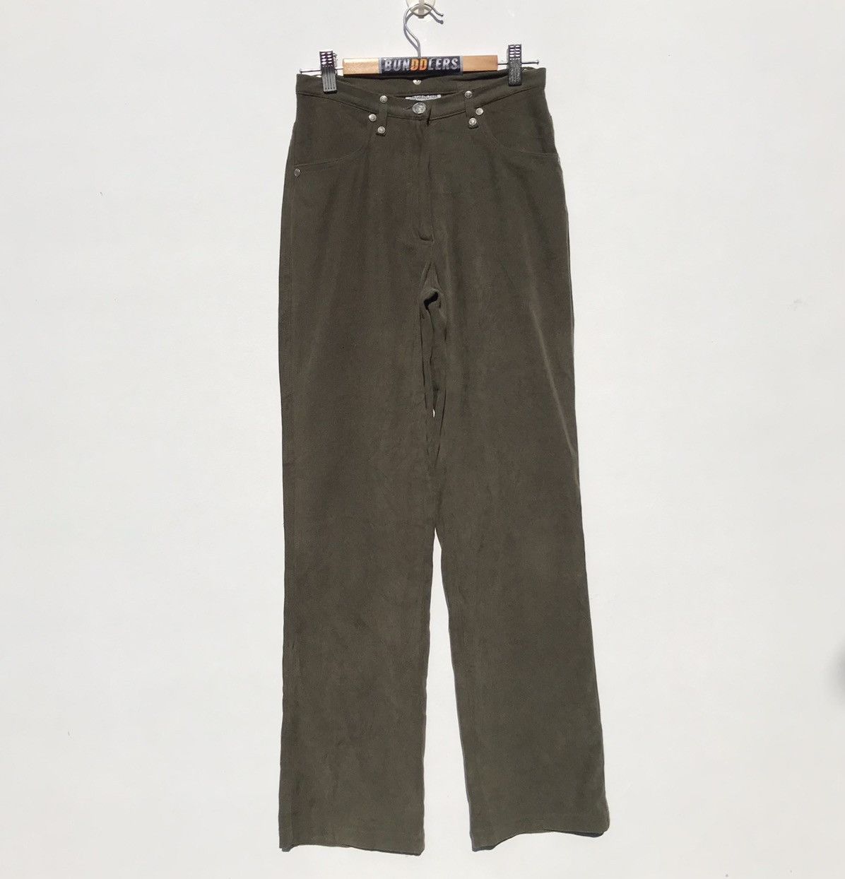 Versace × Vintage 🔥Distressed🔥90s Vintage Versace Collection New Days Pants Size 25" / US 0 / IT 36 - 1 Thumbnail