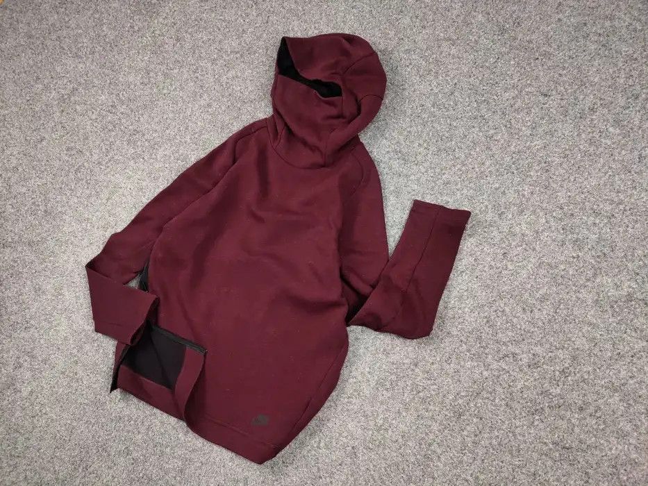 Nike Nike Tech Fleece Funnel Neck Ninja Red Hoodie Size US S / EU 44-46 / 1 - 2 Thumbnail