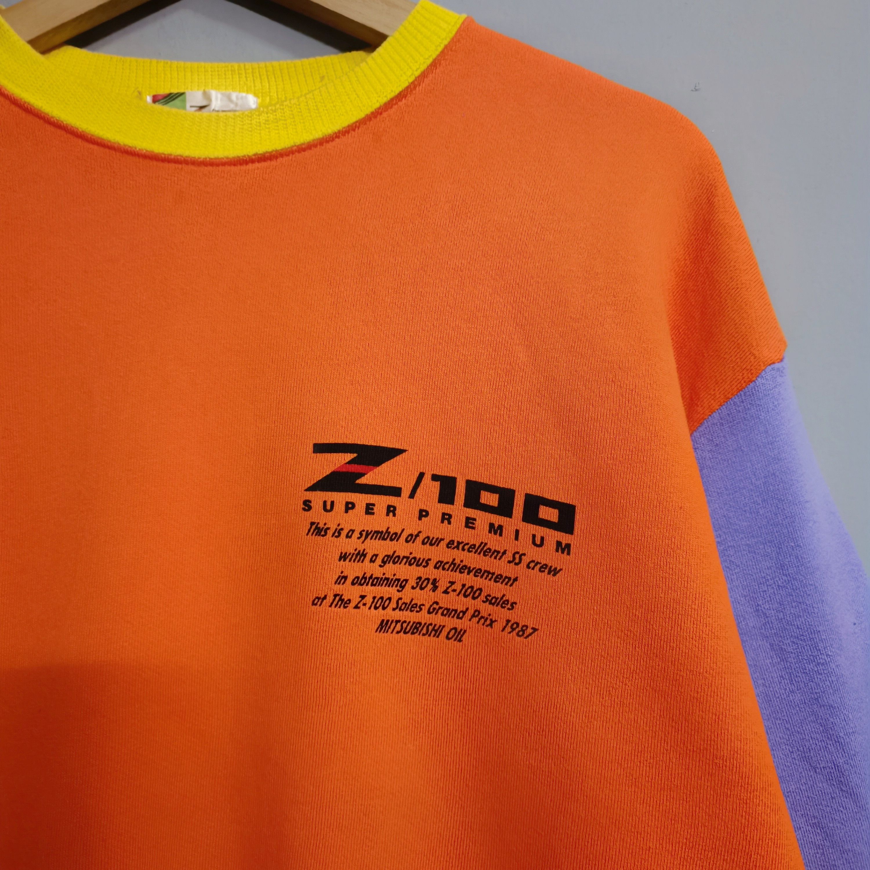 Gear for Sports × Japanese Brand × Vintage 90s Vintage Mitsubishi Multi Colour Sweatshirt Crewneck Size US M / EU 48-50 / 2 - 5 Thumbnail