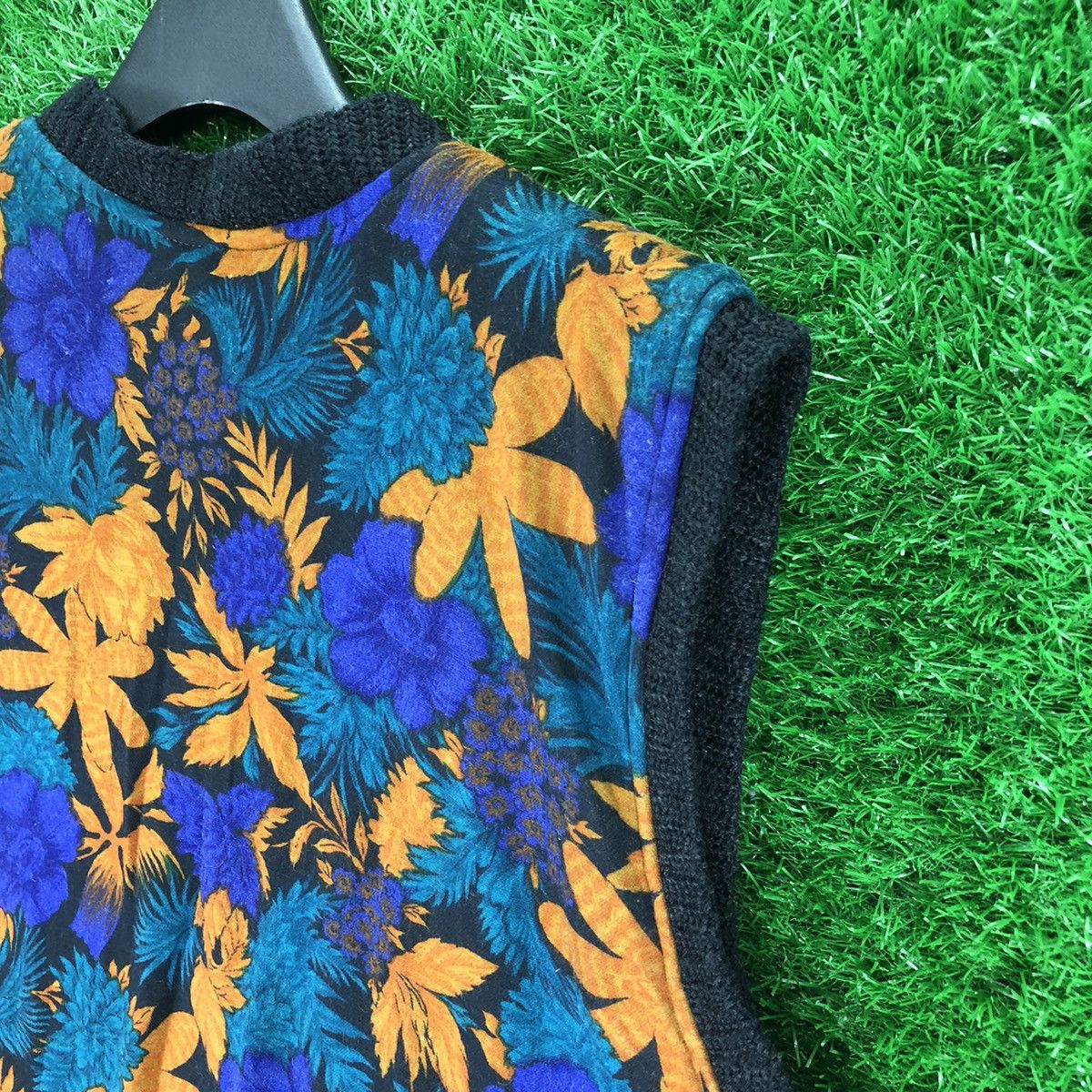 Japanese Brand Vintage 80's Vest Fullprint Quilted Lining by Glantier Size US L / EU 52-54 / 3 - 5 Thumbnail