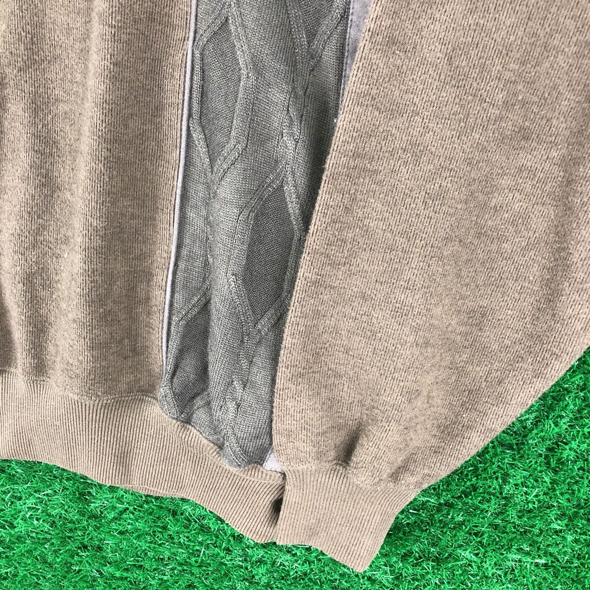Japanese Brand Vintage 80's Knit Polo Shirts 3 Fabric by Dandly Size US L / EU 52-54 / 3 - 3 Thumbnail