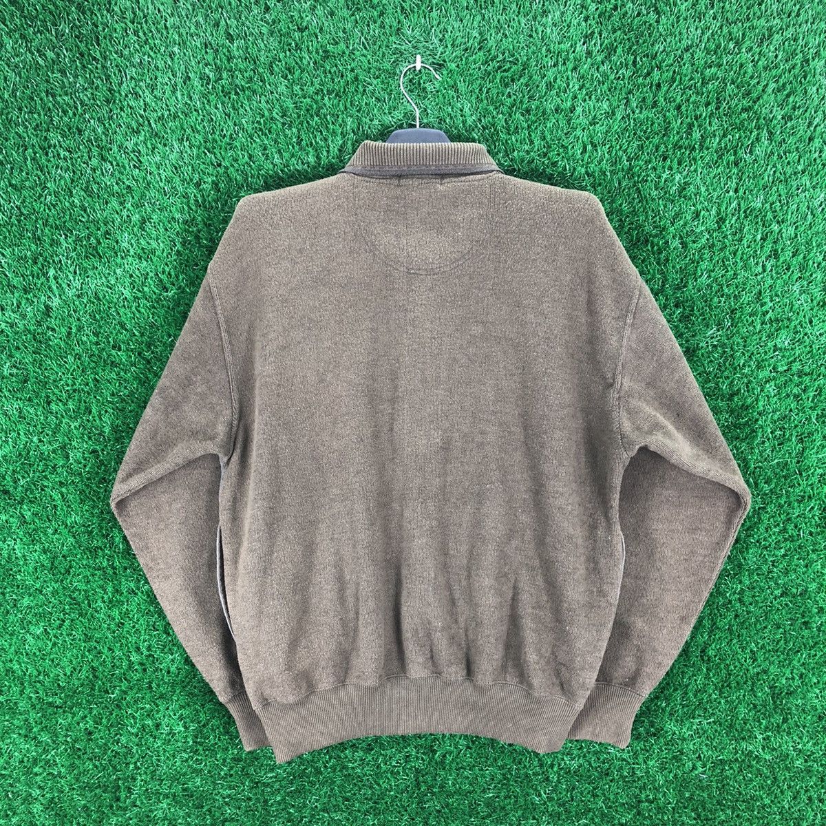 Japanese Brand Vintage 80's Knit Polo Shirts 3 Fabric by Dandly Size US L / EU 52-54 / 3 - 4 Thumbnail