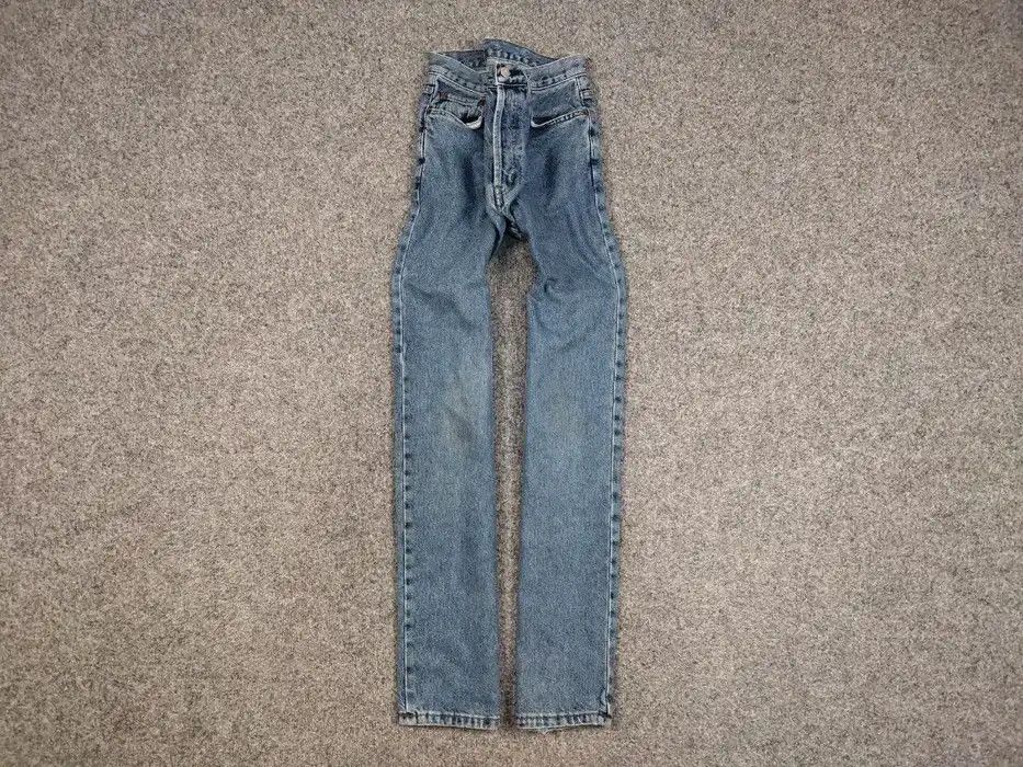Levi's Vintage 90's Levis 501 Classic Faded Denim Jeans Made in USA Size US 31 - 1 Thumbnail