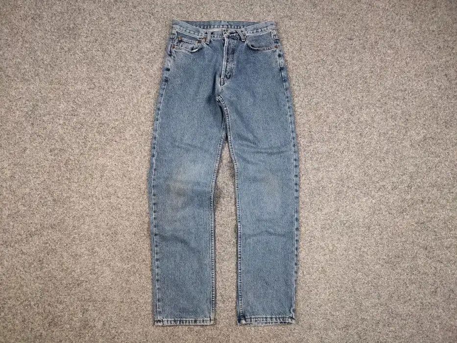 Levi's Vintage 90's Levis 501 Classic Faded Denim Jeans Made in USA Size US 31 - 5 Thumbnail