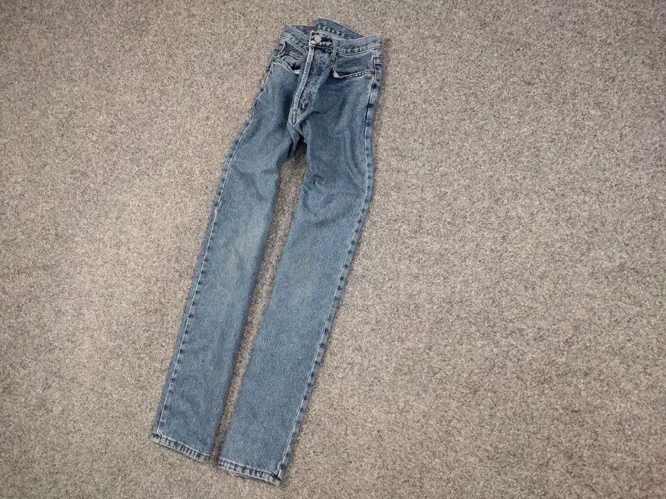 Levi's Vintage 90's Levis 501 Classic Faded Denim Jeans Made in USA Size US 31 - 2 Thumbnail