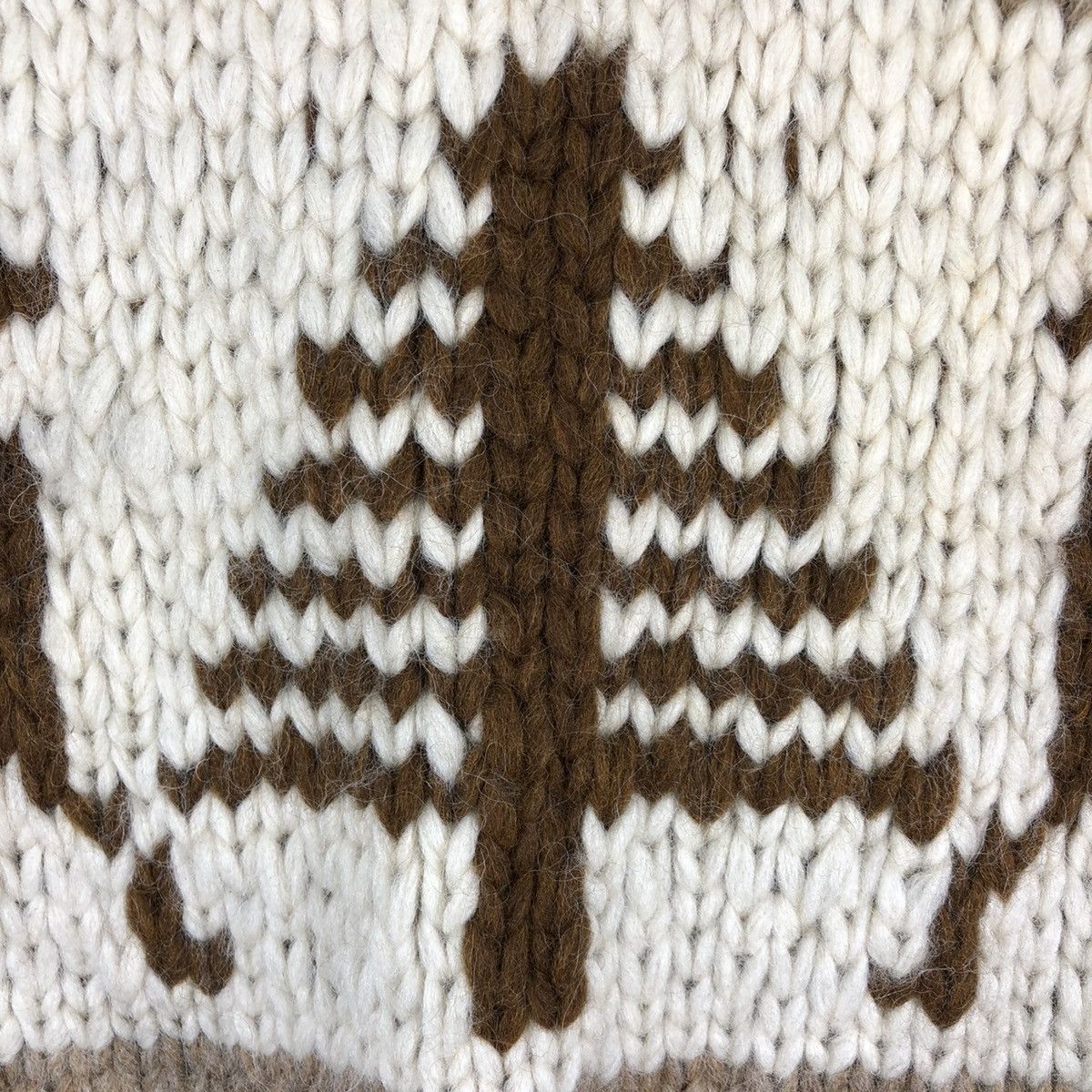 Aran Isles Knitwear Vintage 50's Cowichan Knitting Wool Sweater Jacket Size US M / EU 48-50 / 2 - 14 Thumbnail