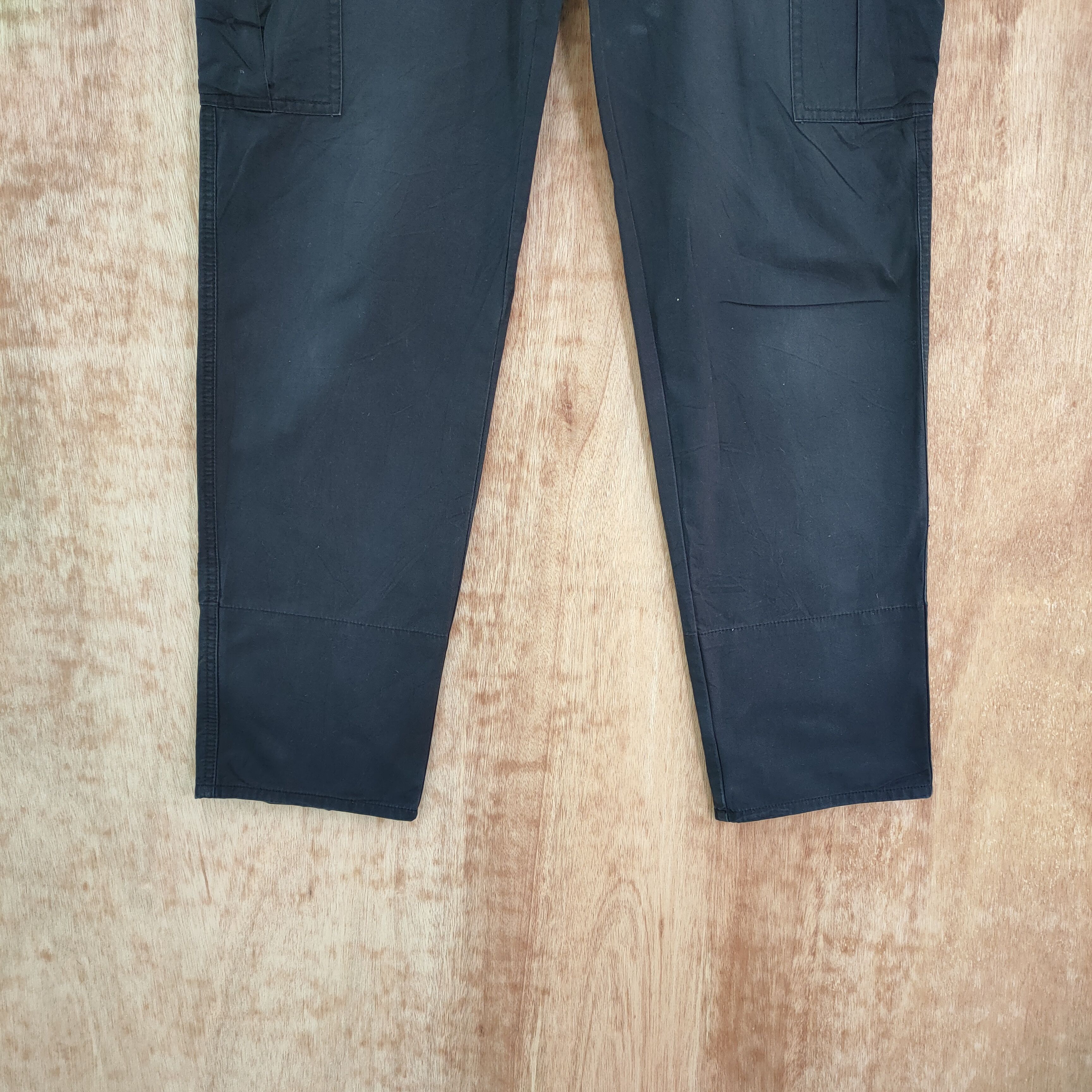 Adidas ADIDAS BLACK CARGO PANTS Size US 30 / EU 46 - 3 Thumbnail