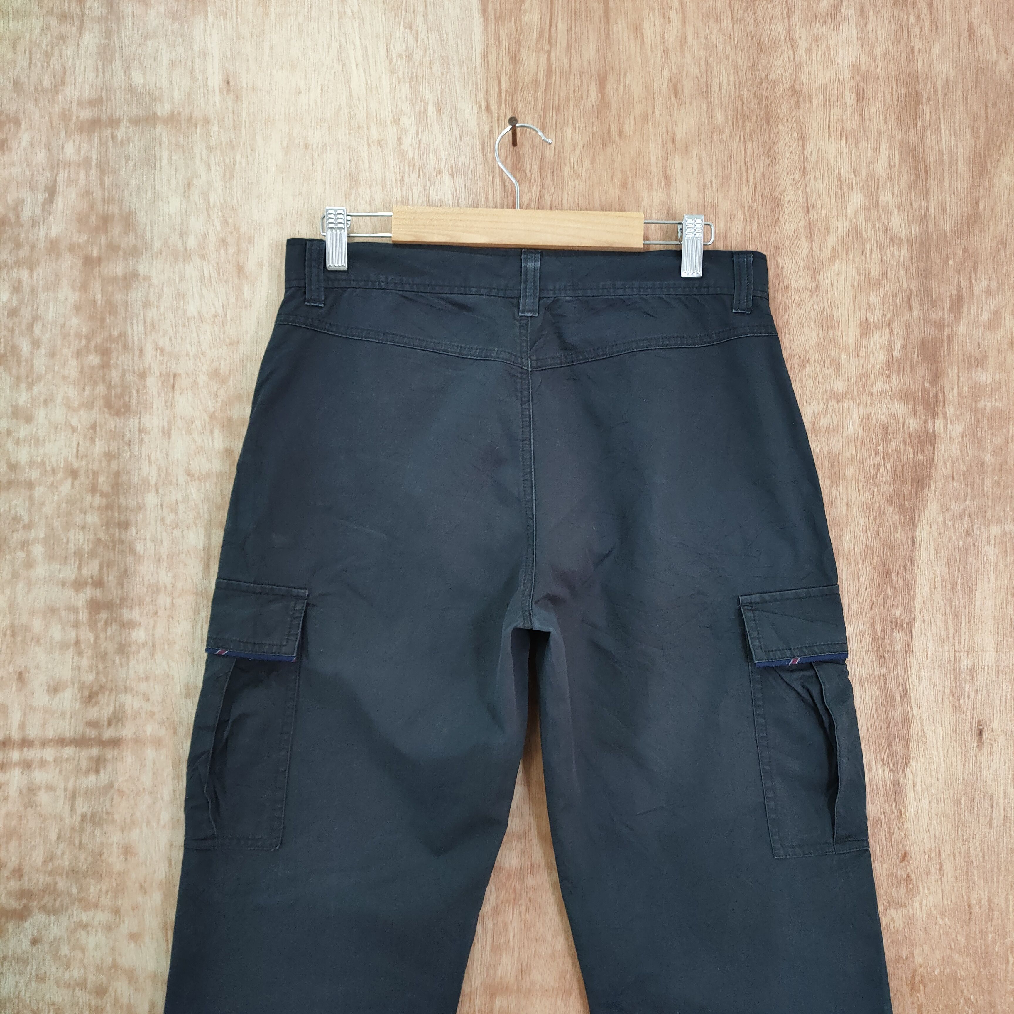 Adidas ADIDAS BLACK CARGO PANTS Size US 30 / EU 46 - 5 Thumbnail