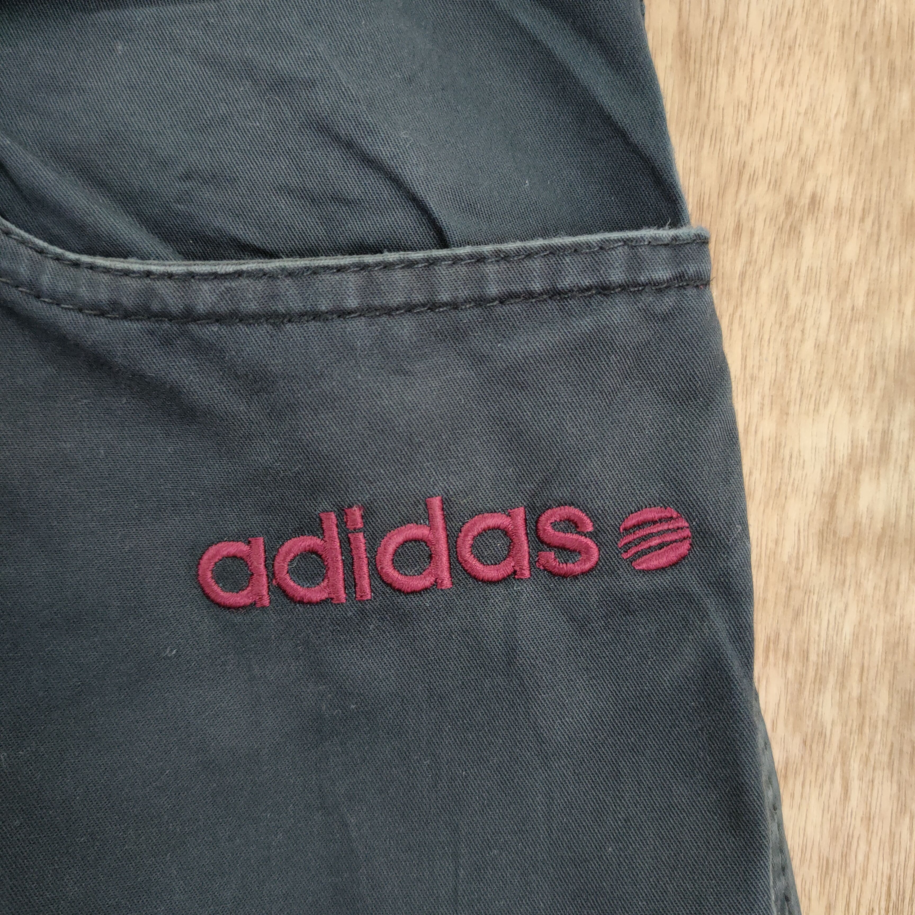 Adidas ADIDAS BLACK CARGO PANTS Size US 30 / EU 46 - 9 Thumbnail