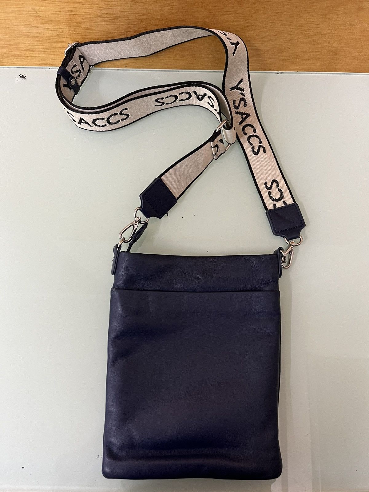 Yohji Yamamoto Authentic Ysaccs By Yohji Yamamoto Leather Shoulder Bag Size ONE SIZE - 2 Thumbnail