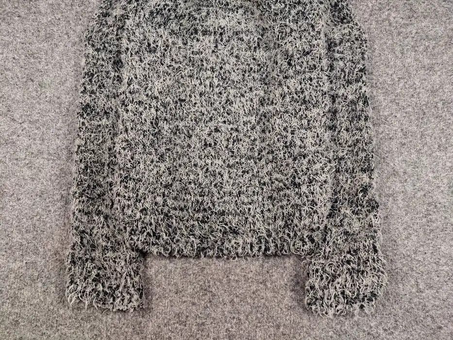 Japanese Brand Vintage Japanese Black Mohair Style Fuzzy Sweater Y2K Style Size US L / EU 52-54 / 3 - 4 Thumbnail