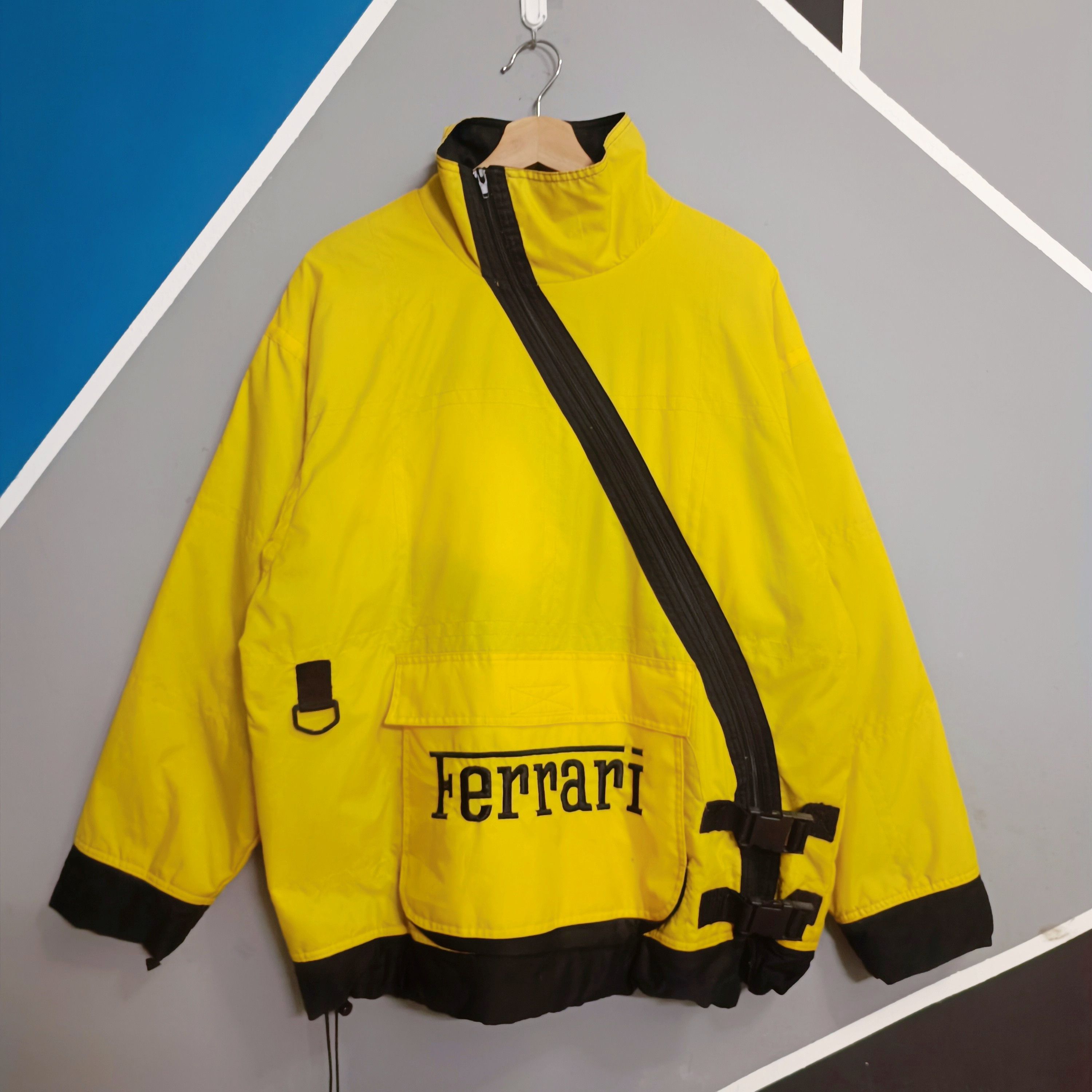 Ferrari × Gear for Sports Ferrari Yellow Cross Zip Puffle Boat Jacket Size US L / EU 52-54 / 3 - 1 Thumbnail