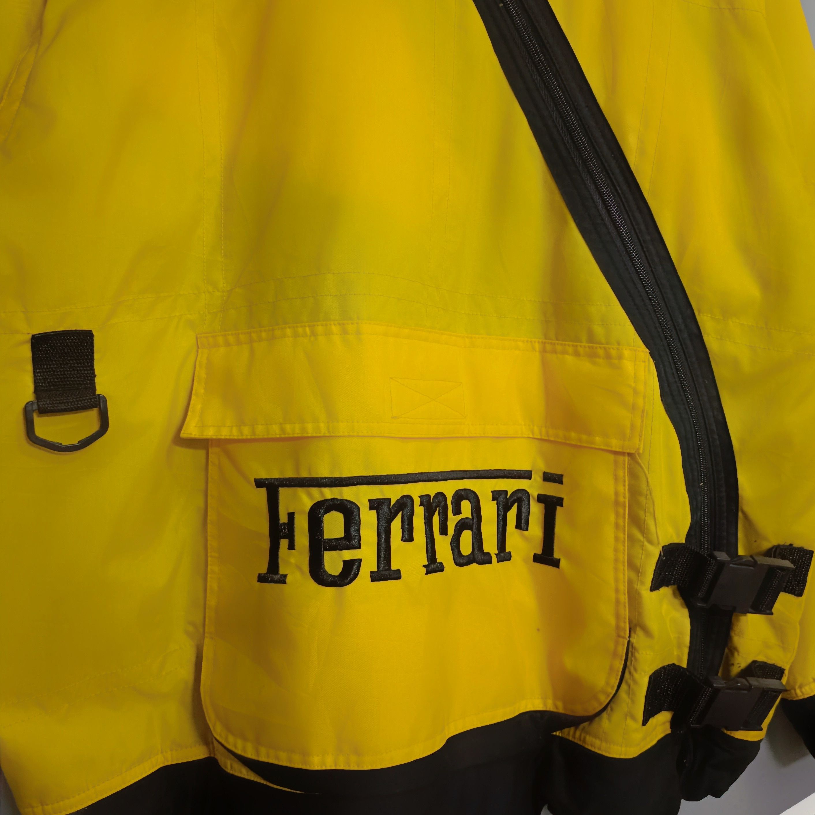 Ferrari × Gear for Sports Ferrari Yellow Cross Zip Puffle Boat Jacket Size US L / EU 52-54 / 3 - 3 Thumbnail