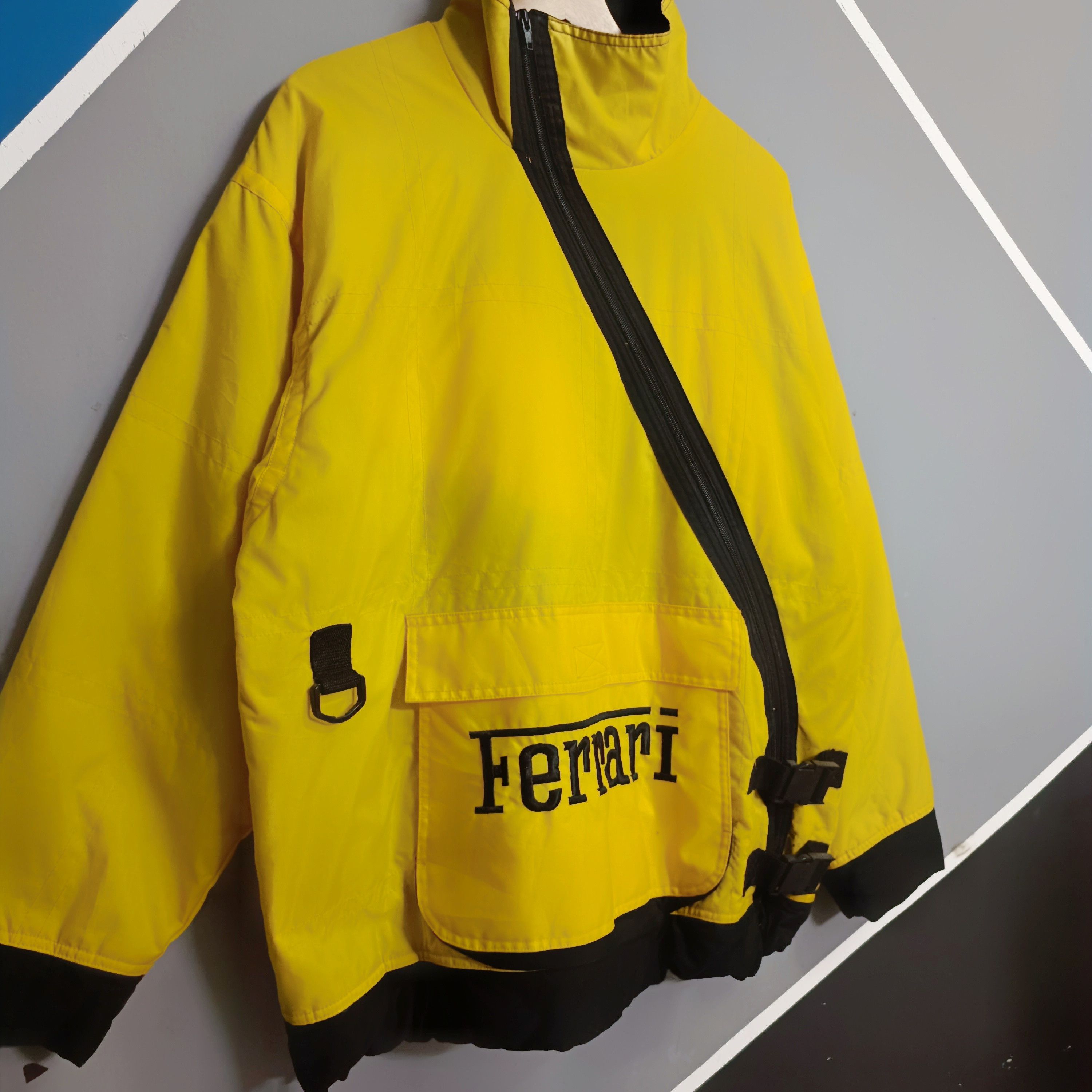 Ferrari × Gear for Sports Ferrari Yellow Cross Zip Puffle Boat Jacket Size US L / EU 52-54 / 3 - 2 Thumbnail