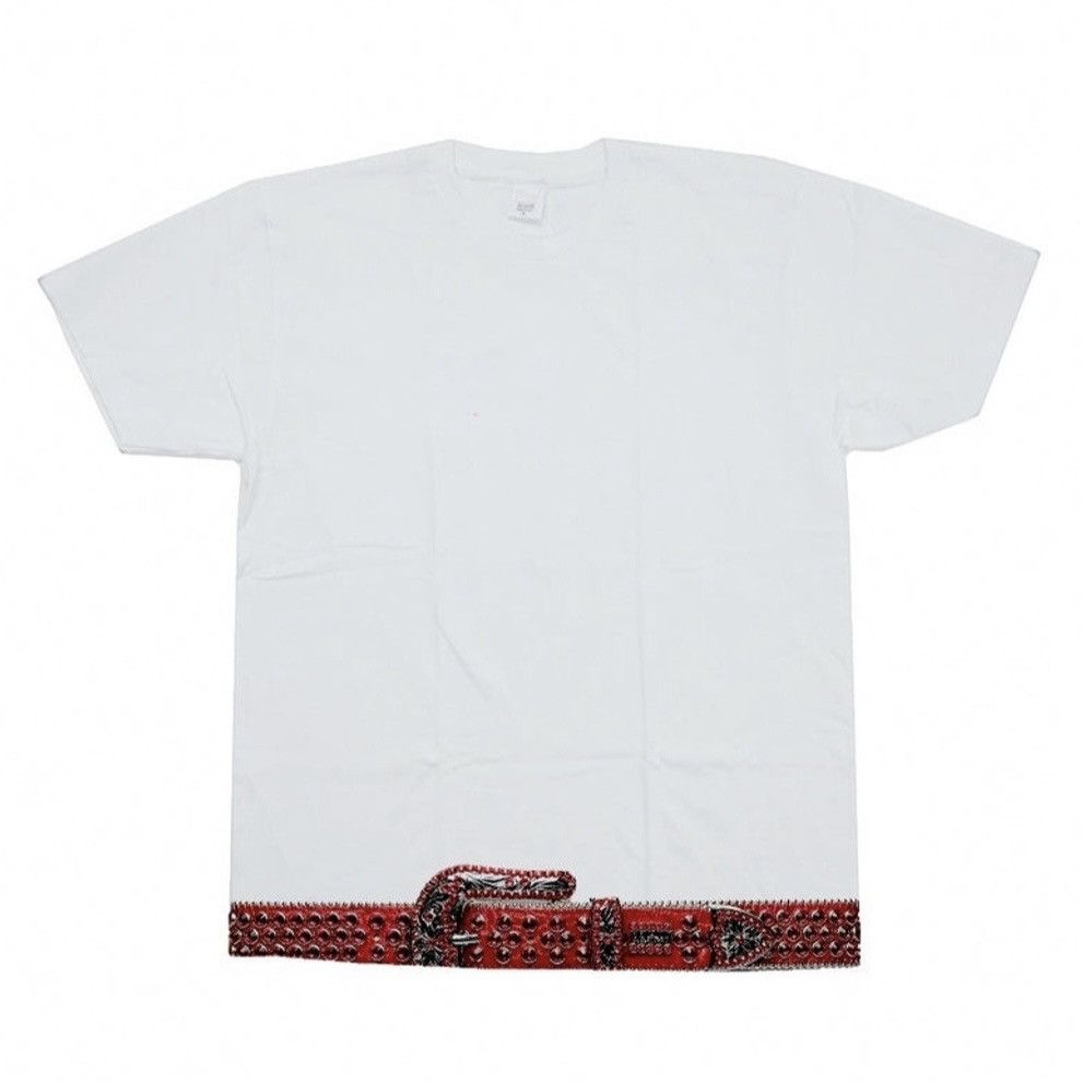 Ryder Studios Ryder Studios x BB Simon Belt T-Shirt - White MD Size US M / EU 48-50 / 2 - 1 Thumbnail