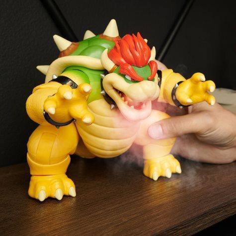 Nintendo Super Mario Bros Bowser Fire Breathing Action Figure Size ONE SIZE - 4 Thumbnail