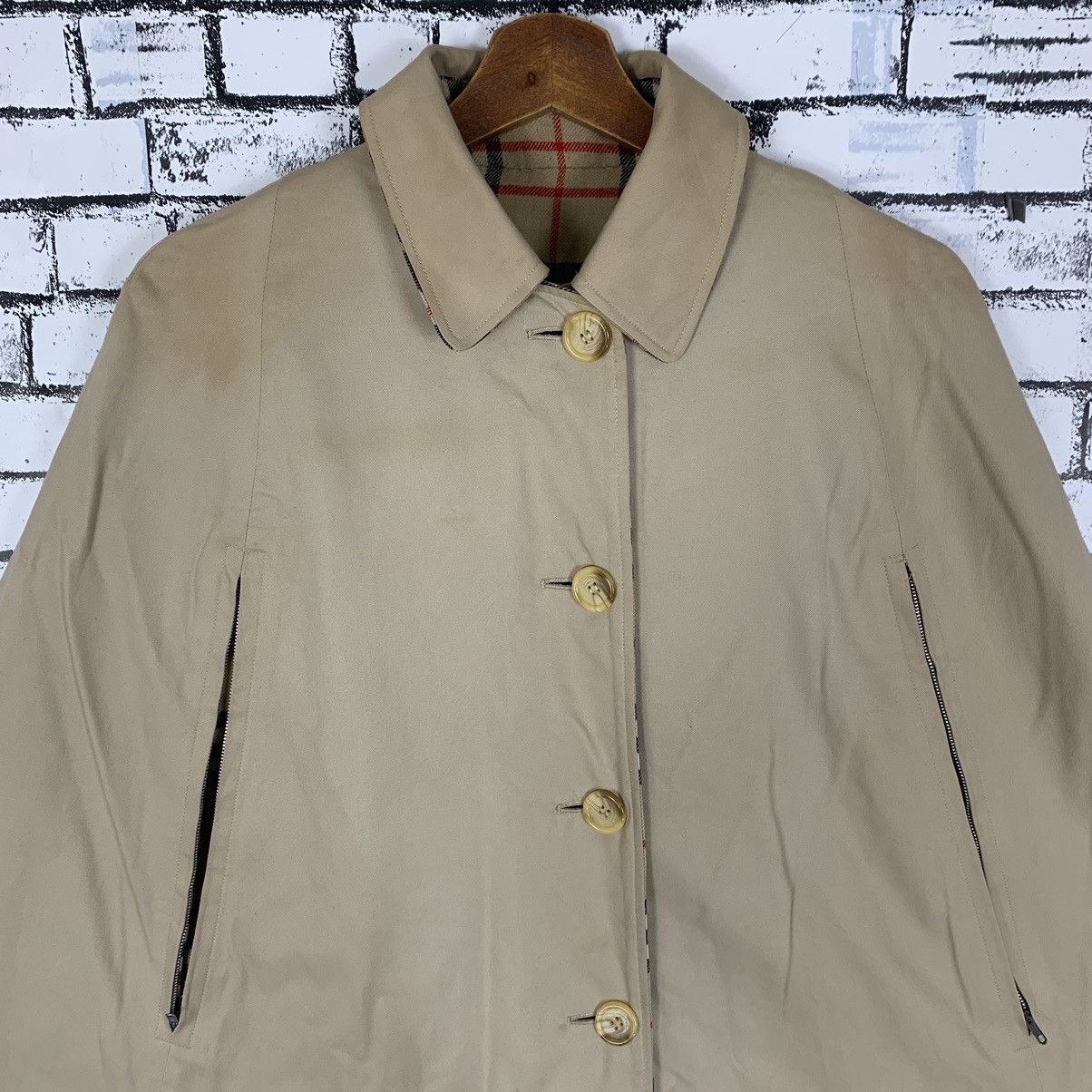 Burberry Vintage Burberrys Cloak Riversible Size ONE SIZE - 12 Thumbnail