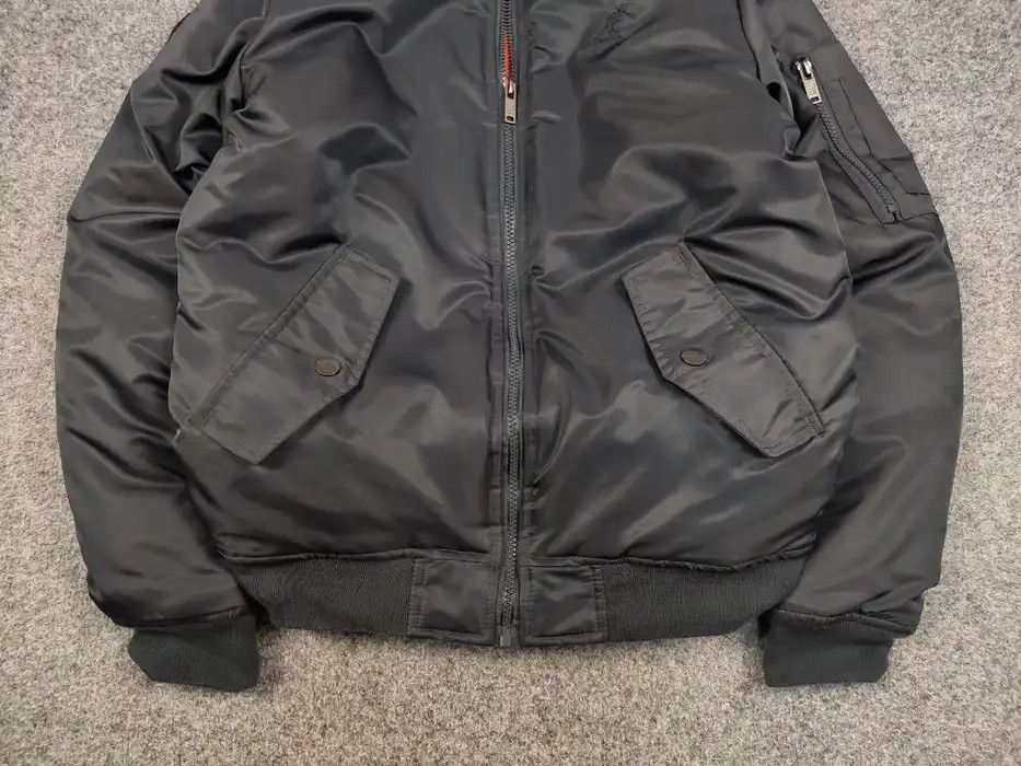 Kangol Kangol Original Logo Dark Gray Bomber Jacket Retro Style Size US S / EU 44-46 / 1 - 4 Thumbnail