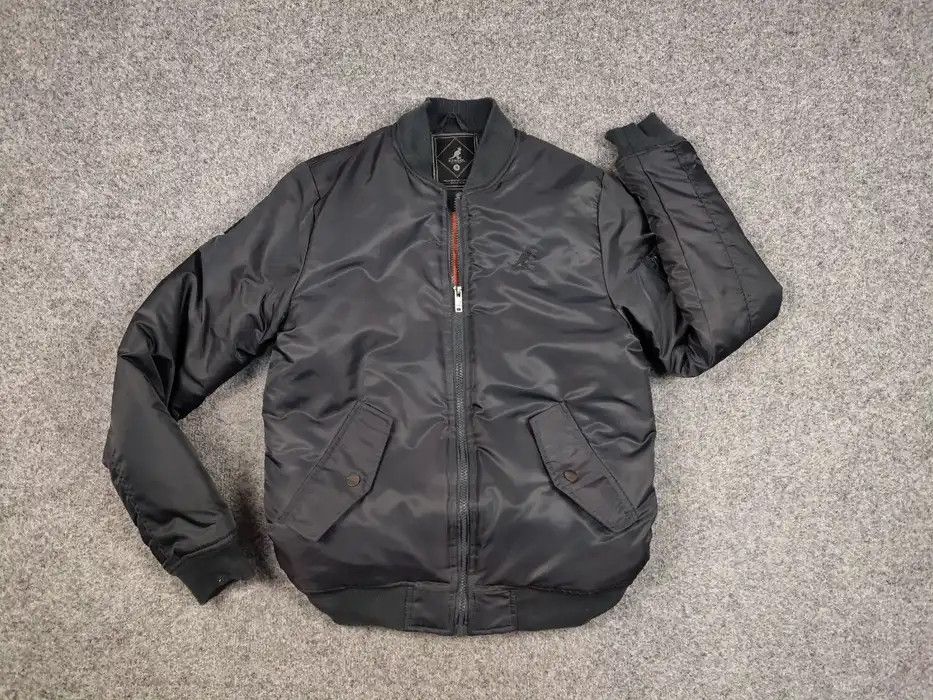 Kangol Kangol Original Logo Dark Gray Bomber Jacket Retro Style Size US S / EU 44-46 / 1 - 5 Thumbnail