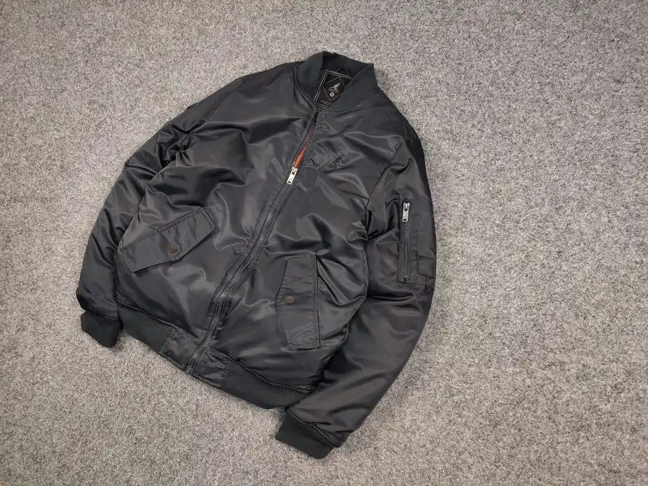 Kangol Kangol Original Logo Dark Gray Bomber Jacket Retro Style Size US S / EU 44-46 / 1 - 2 Thumbnail
