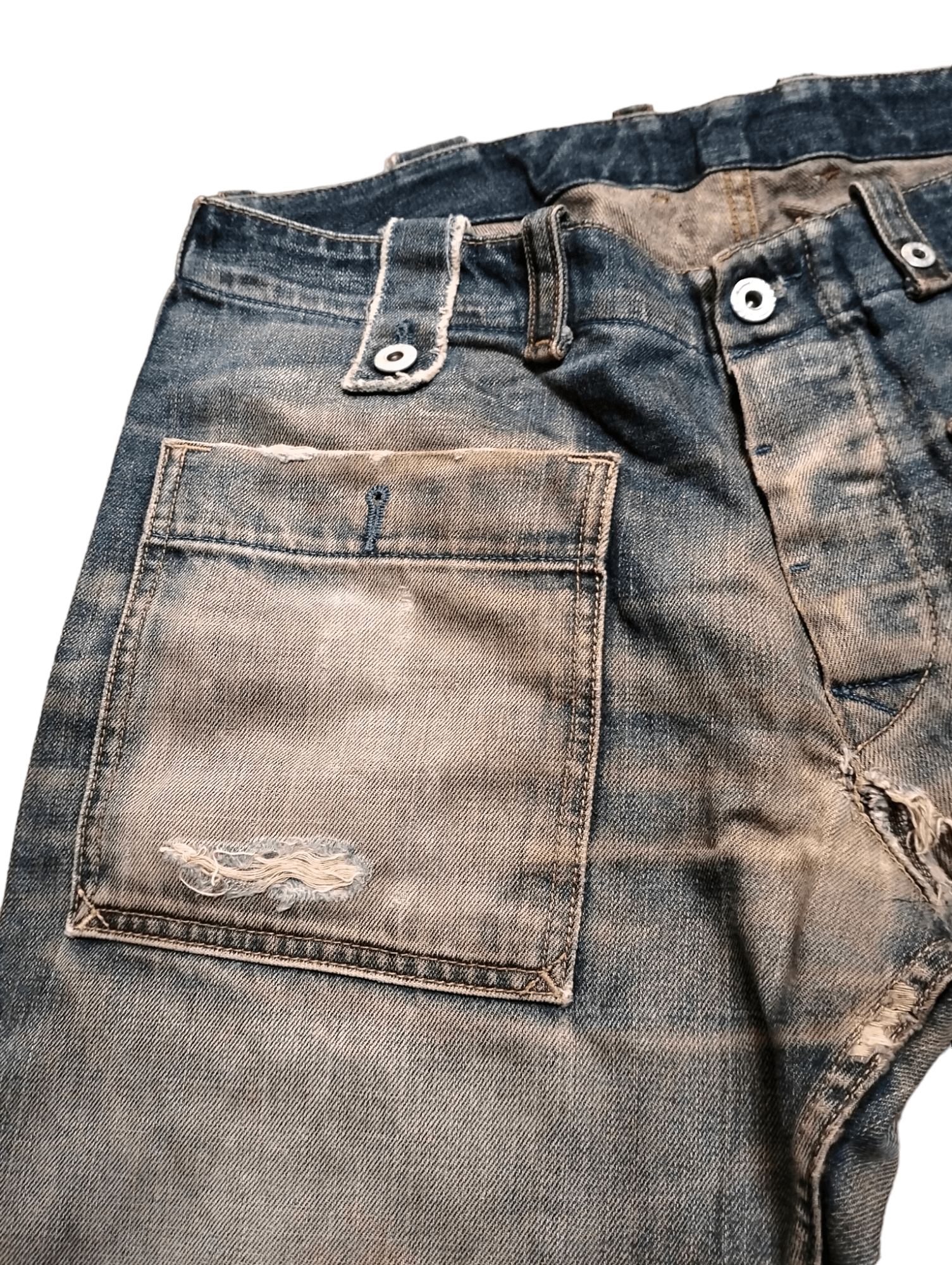 Diesel Offer💥 Distressed Diesel Denim Pants Seditionries Style Size US 35 - 3 Thumbnail
