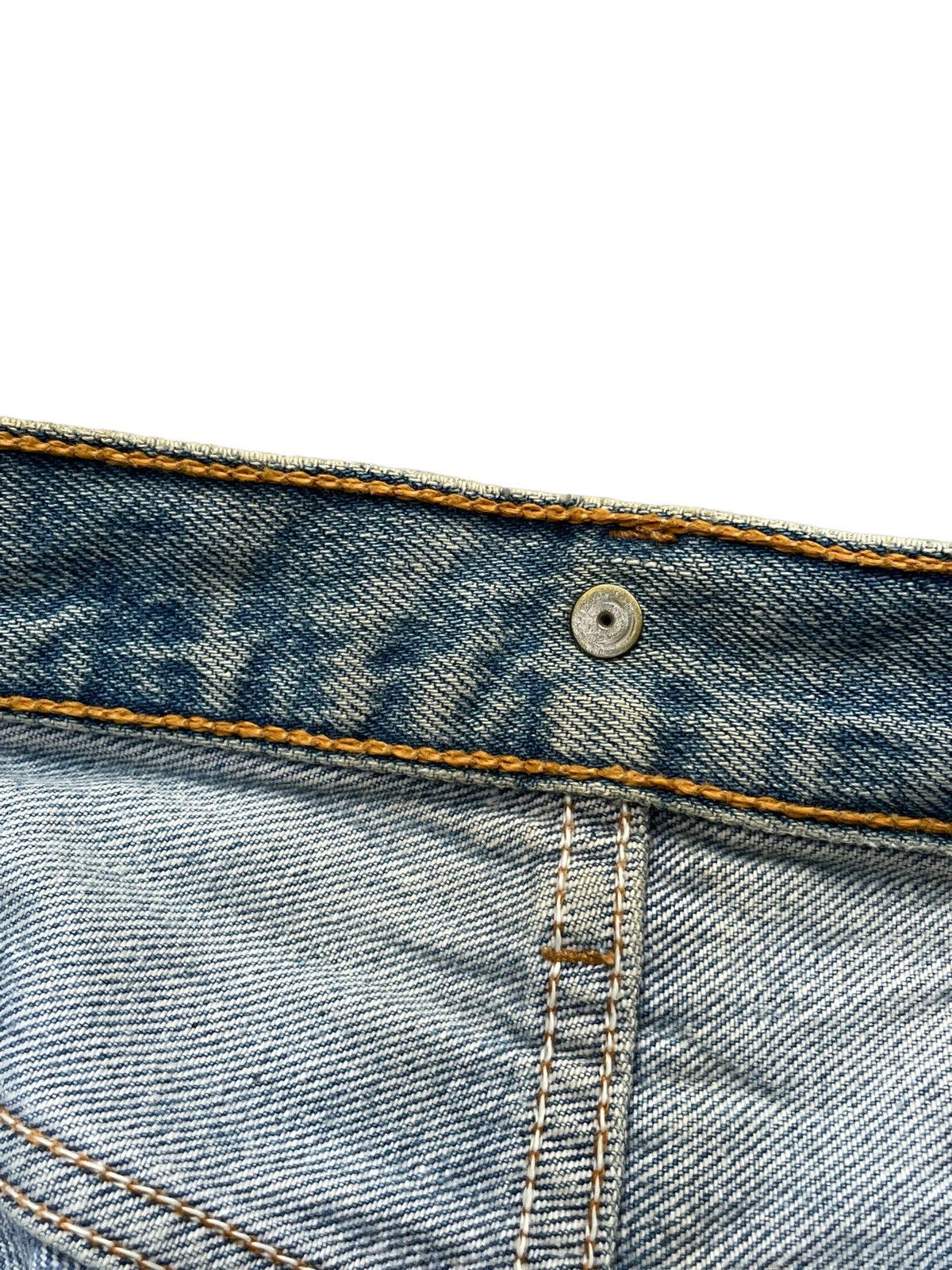 Levi's × Vintage Vintage 90’s Levis 501 e Usa Faded Distresed Size US 34 / EU 50 - 8 Thumbnail