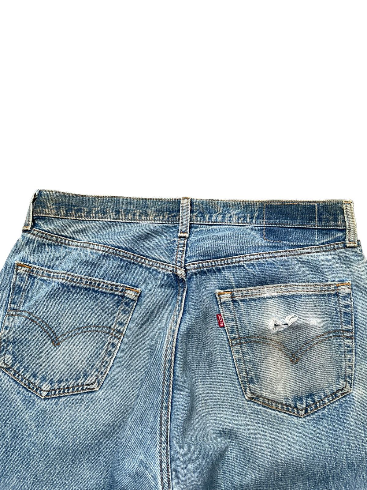 Levi's × Vintage Vintage 90’s Levis 501 e Usa Faded Distresed Size US 34 / EU 50 - 11 Thumbnail