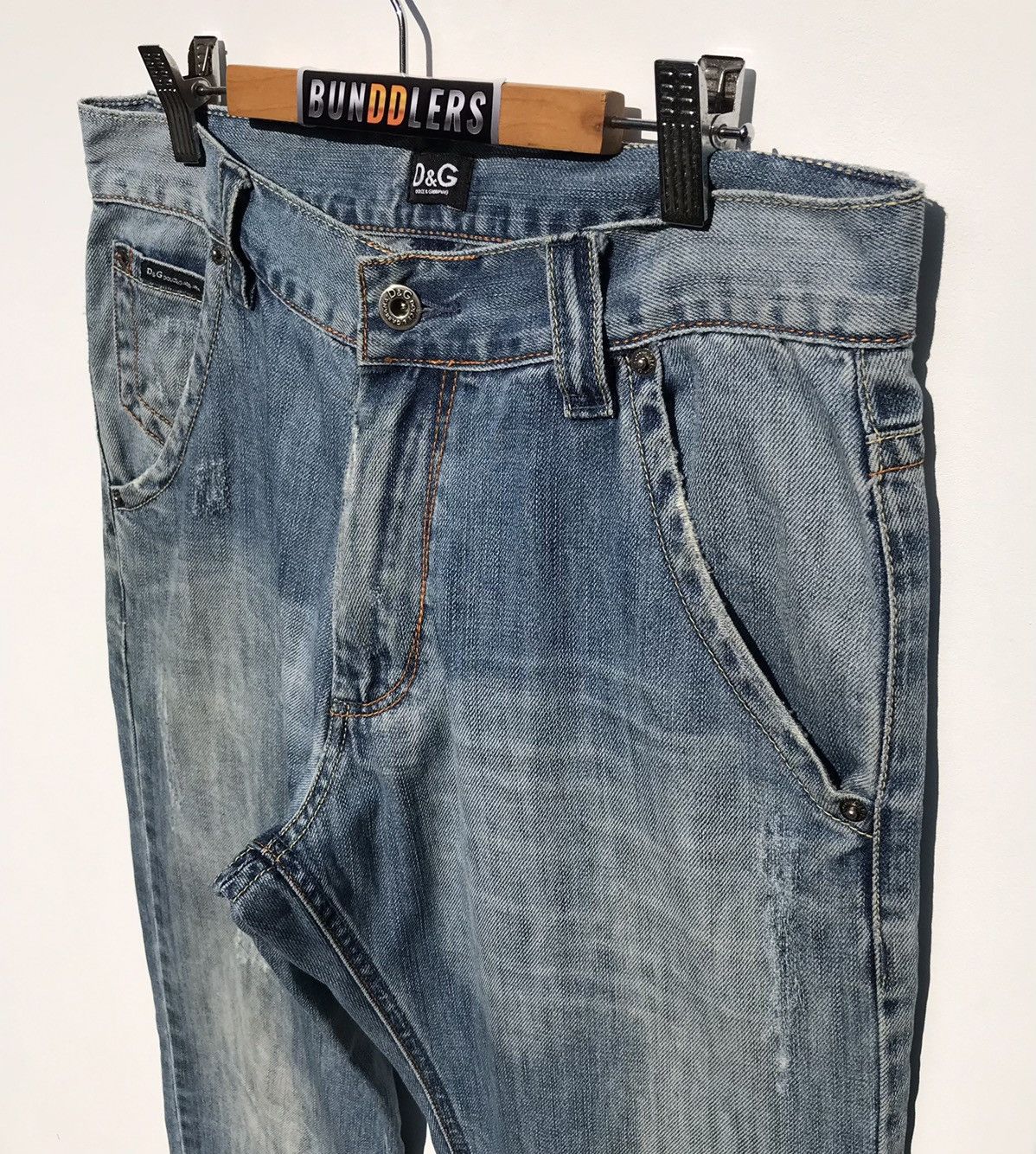 Dolce & Gabbana Vintage Dolce & Gabbana Jeans D&G Luxury Brand Distressed Size US 32 / EU 48 - 14 Thumbnail