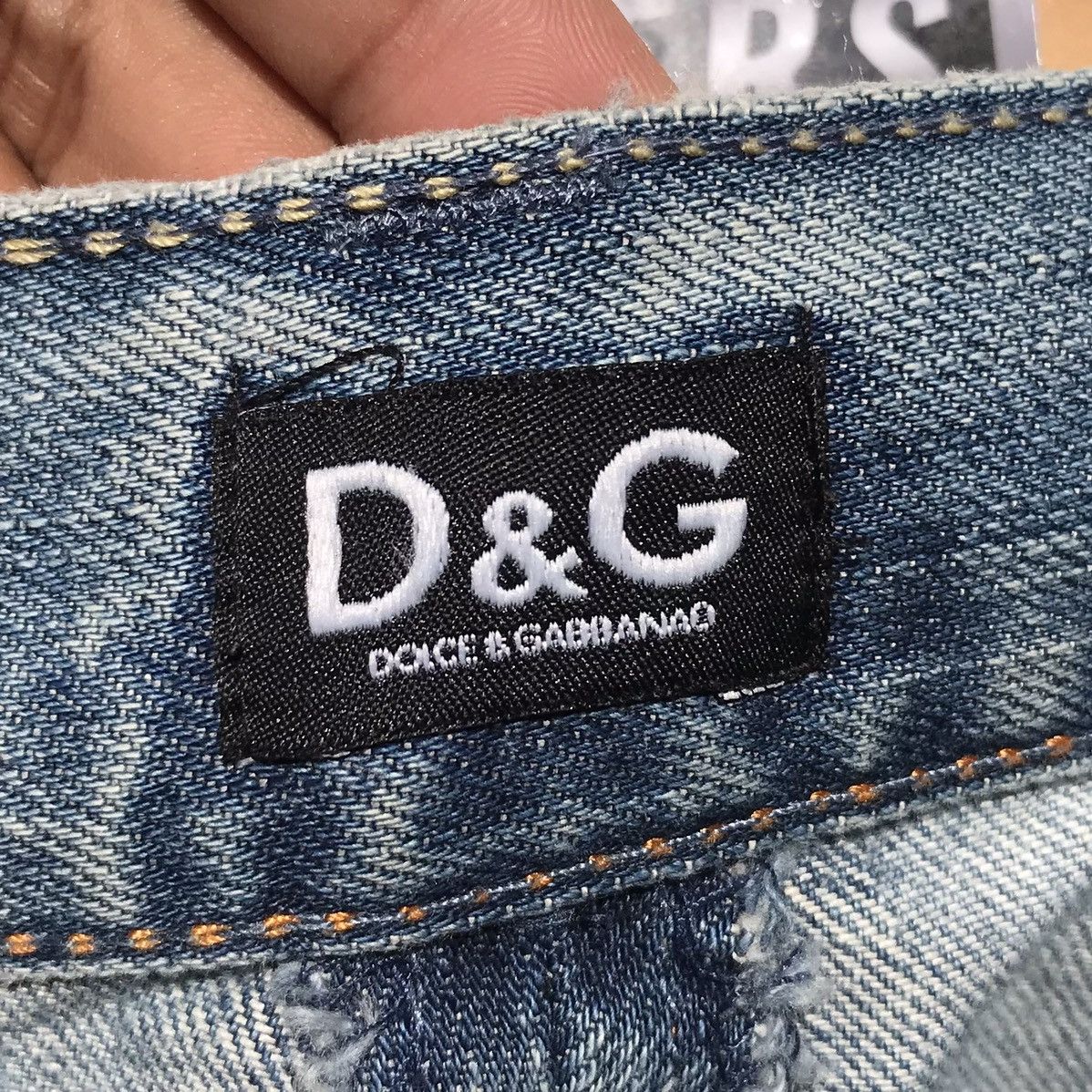 Dolce & Gabbana Vintage Dolce & Gabbana Jeans D&G Luxury Brand Distressed Size US 32 / EU 48 - 24 Thumbnail