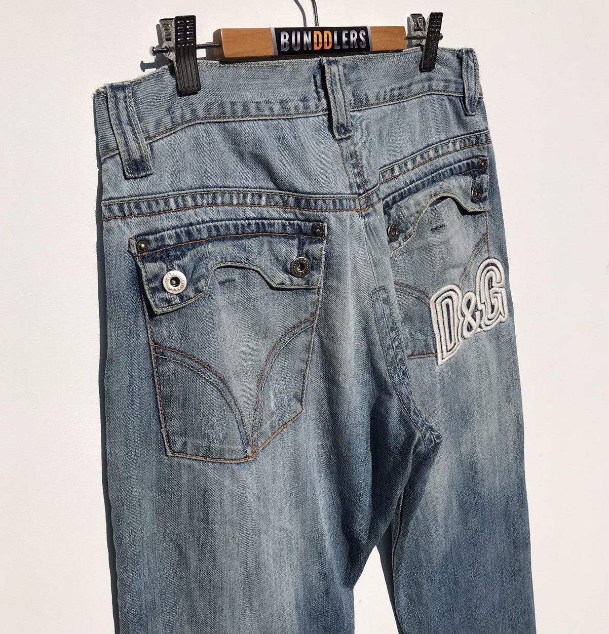 Dolce & Gabbana Vintage Dolce & Gabbana Jeans D&G Luxury Brand Distressed Size US 32 / EU 48 - 6 Thumbnail