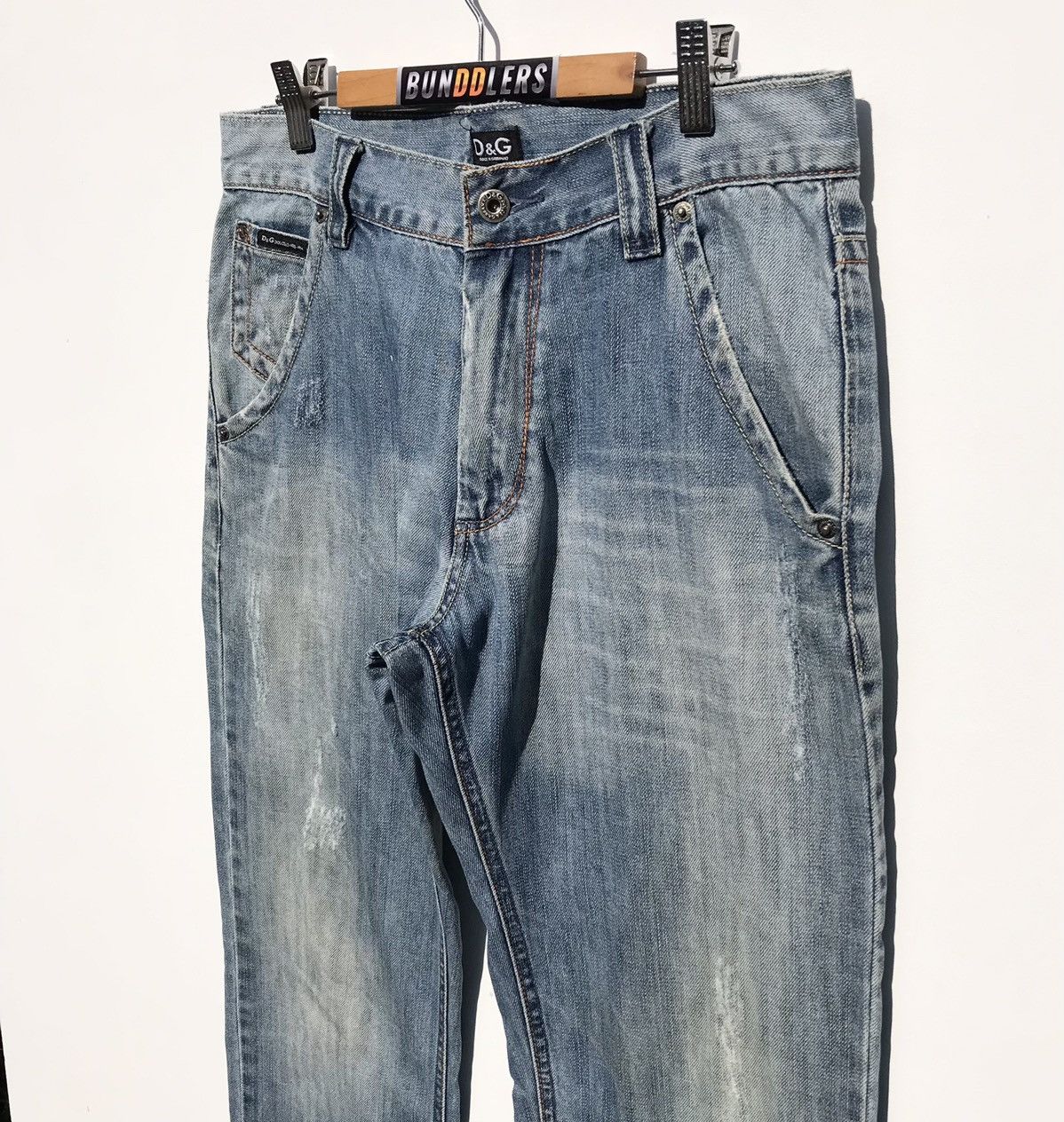 Dolce & Gabbana Vintage Dolce & Gabbana Jeans D&G Luxury Brand Distressed Size US 32 / EU 48 - 9 Thumbnail