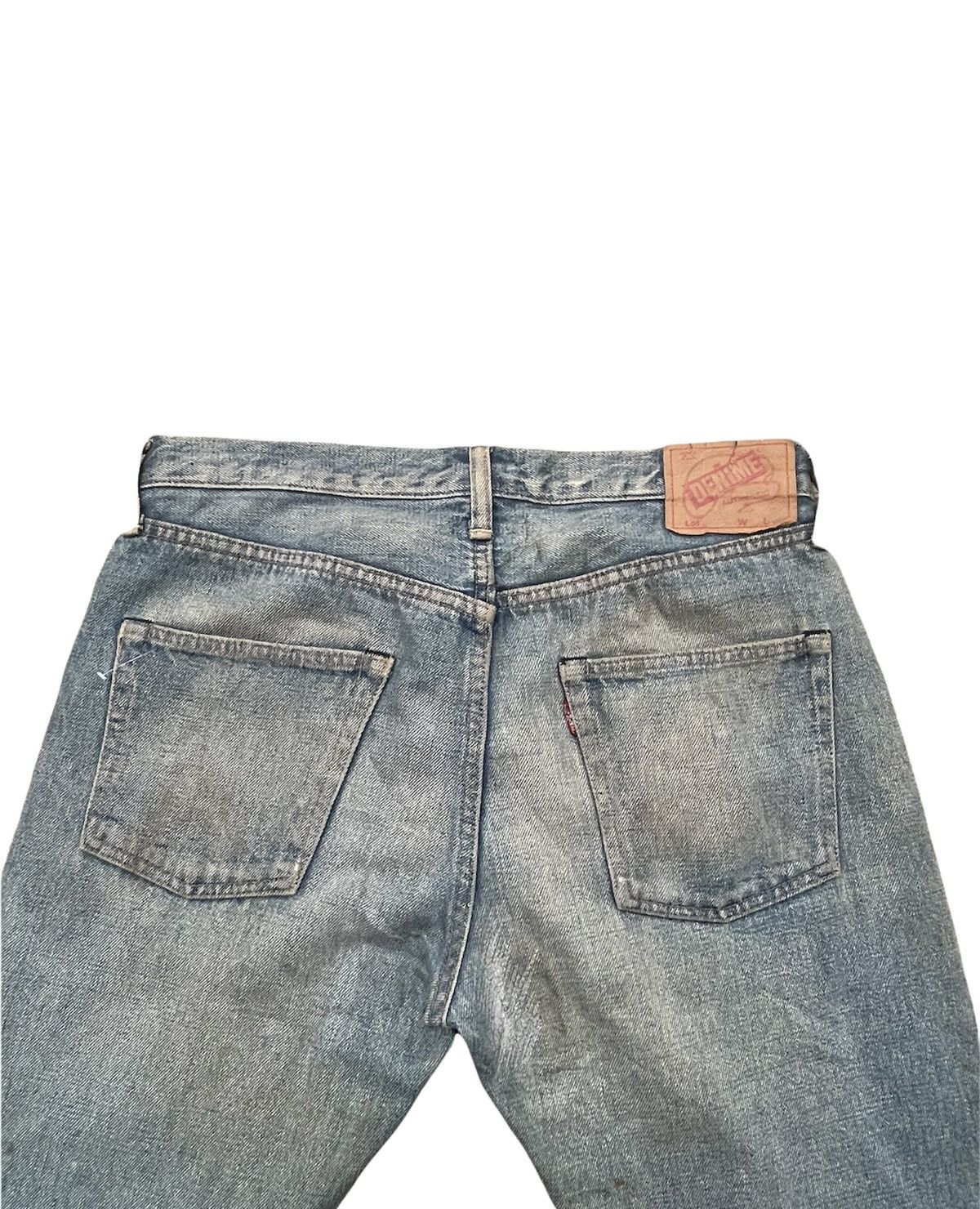 Denime × Japanese Brand × Vintage Denime Vintage Selvedge Aging & Distressed Denim Size US 33 - 14 Thumbnail