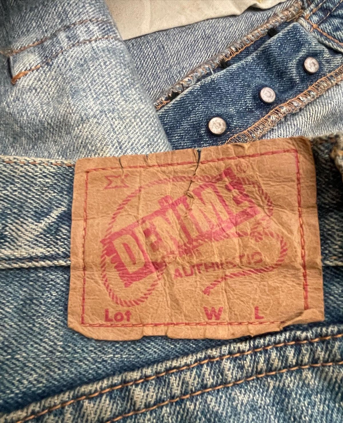 Denime × Japanese Brand × Vintage Denime Vintage Selvedge Aging & Distressed Denim Size US 33 - 7 Thumbnail