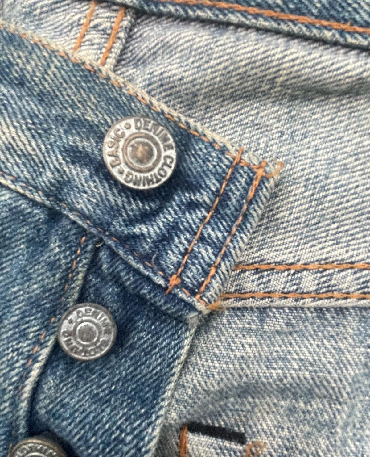 Denime × Japanese Brand × Vintage Denime Vintage Selvedge Aging & Distressed Denim Size US 33 - 10 Thumbnail