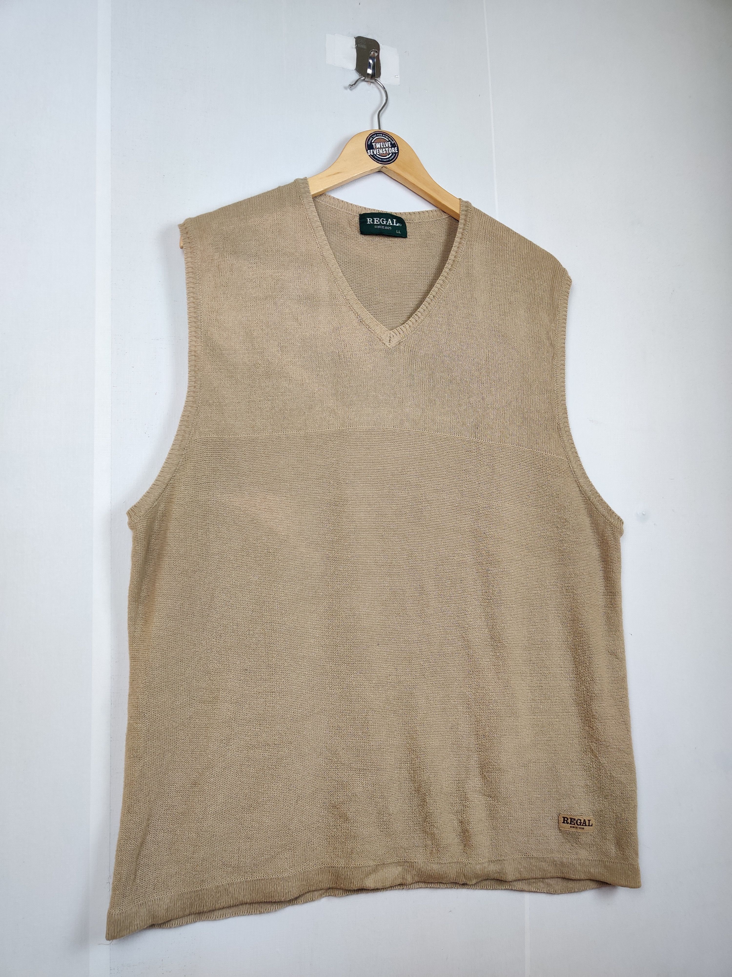 REGAL Vintage 90's Japanese Brand Regal Knit Vest Size US L / EU 52-54 / 3 - 4 Thumbnail