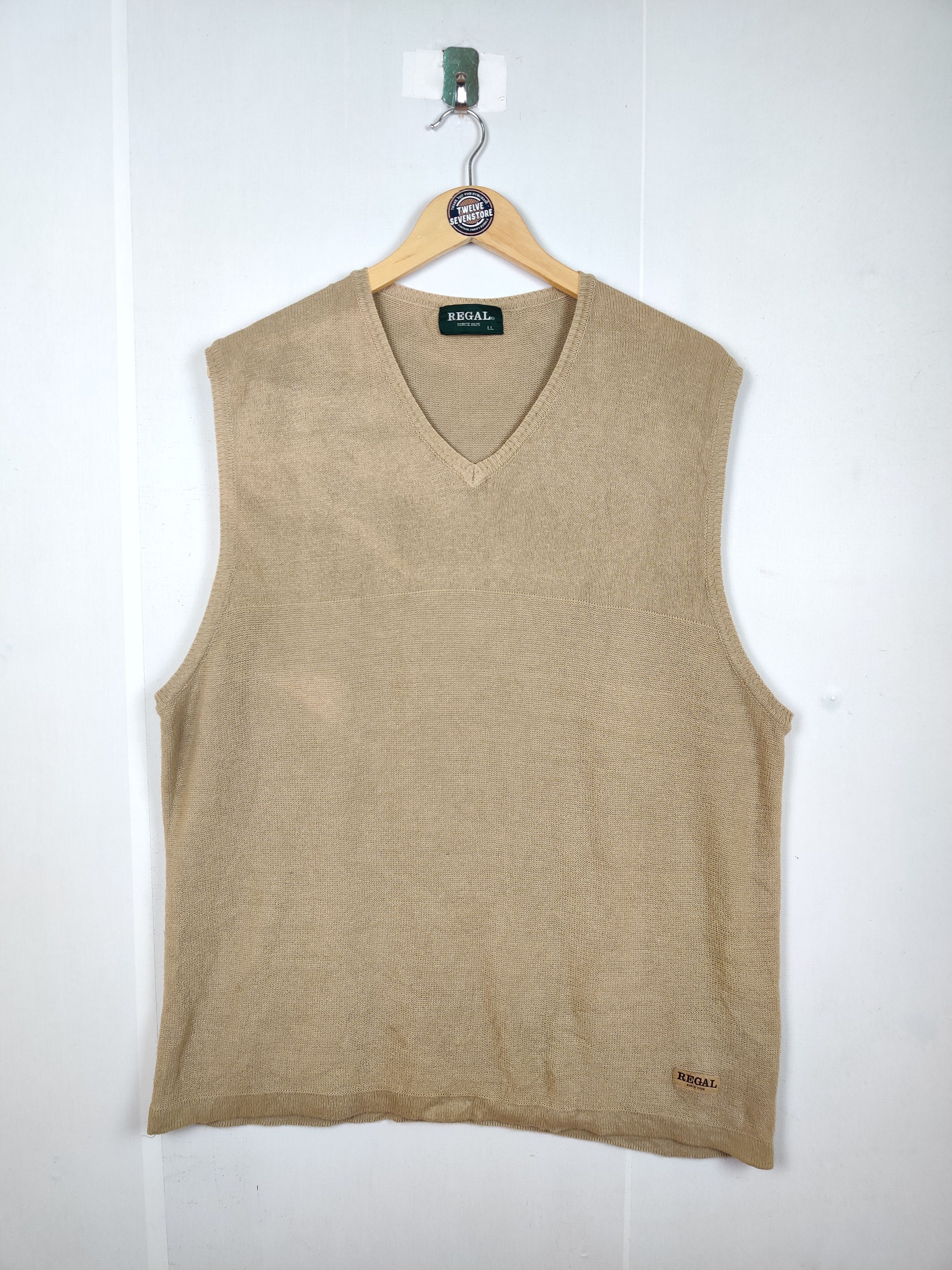 REGAL Vintage 90's Regal Knit Vest Size US L / EU 52-54 / 3 - 1 Thumbnail