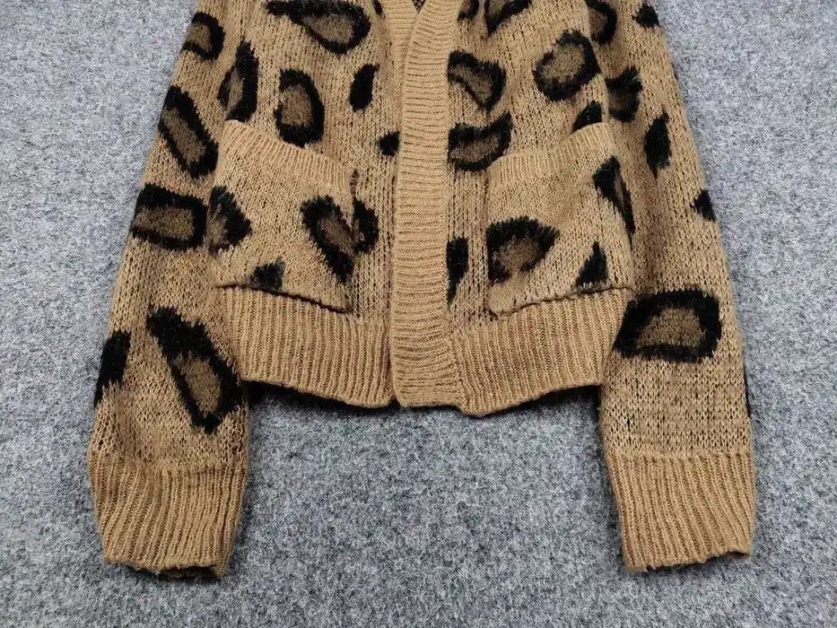 Other Vintage 90s Japanese Cardigan Mohair Style leopard Pattern Size S / US 4 / IT 40 - 4 Thumbnail