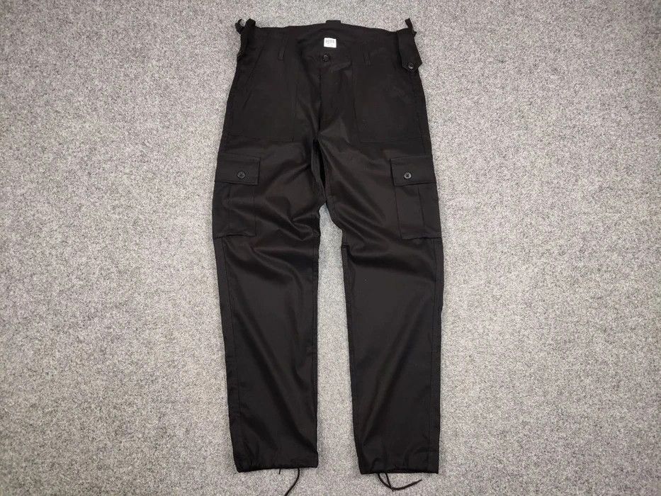 Japanese Brand Vintage 90's Military Black Cargo Pants Travis Scott Japan Size US 36 / EU 52 - 5 Thumbnail