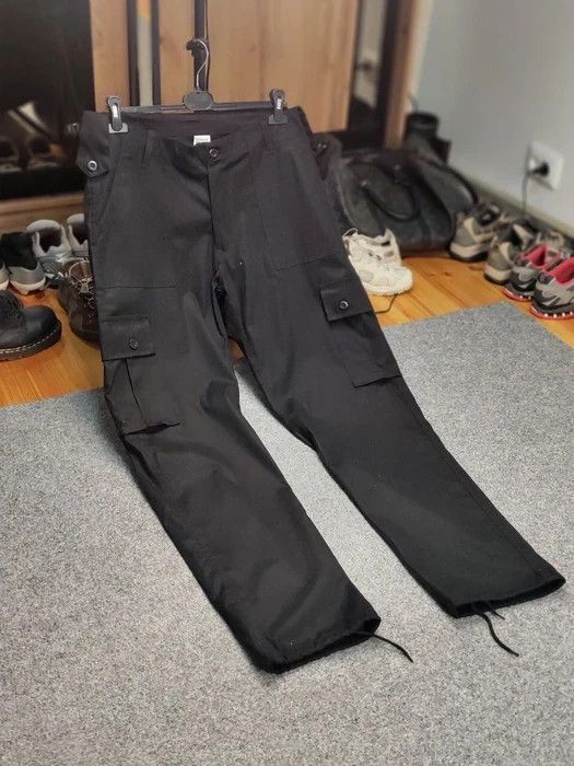 Japanese Brand Vintage 90's Military Black Cargo Pants Travis Scott Japan Size US 36 / EU 52 - 10 Thumbnail