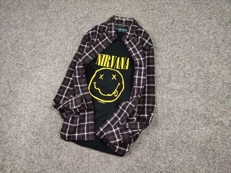 Flannel Vintage Flannel Shirt Travis Scott Style Streetwear Y2K Hype Size US M / EU 48-50 / 2 - 2 Thumbnail