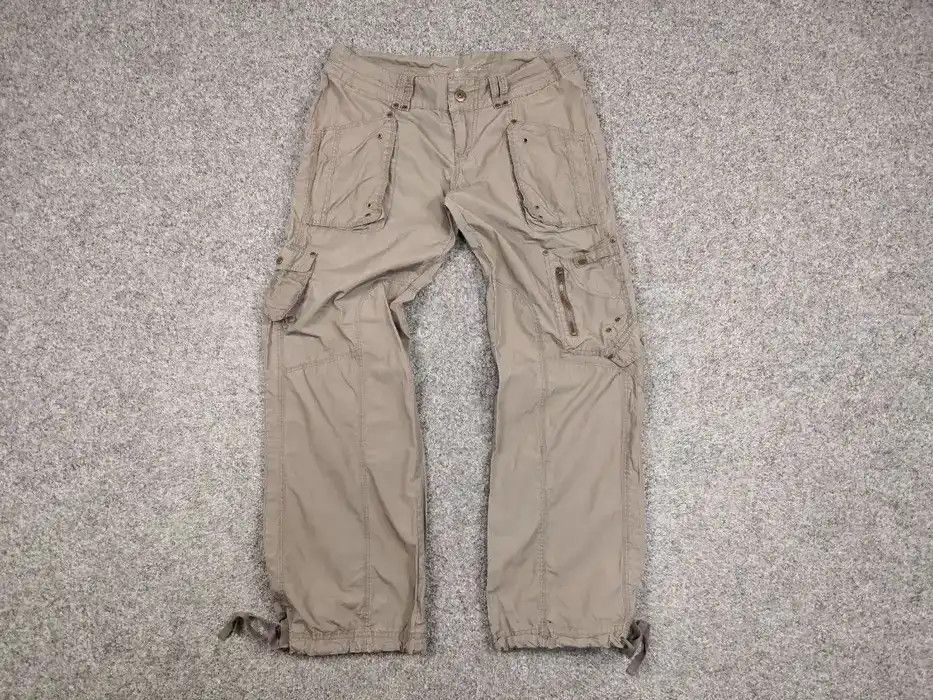 Hysteric Glamour VTG Baggy Rick Owens Junya Watanabe Style opium cargo Pants Size 34" / US 12 / IT 48 - 5 Thumbnail